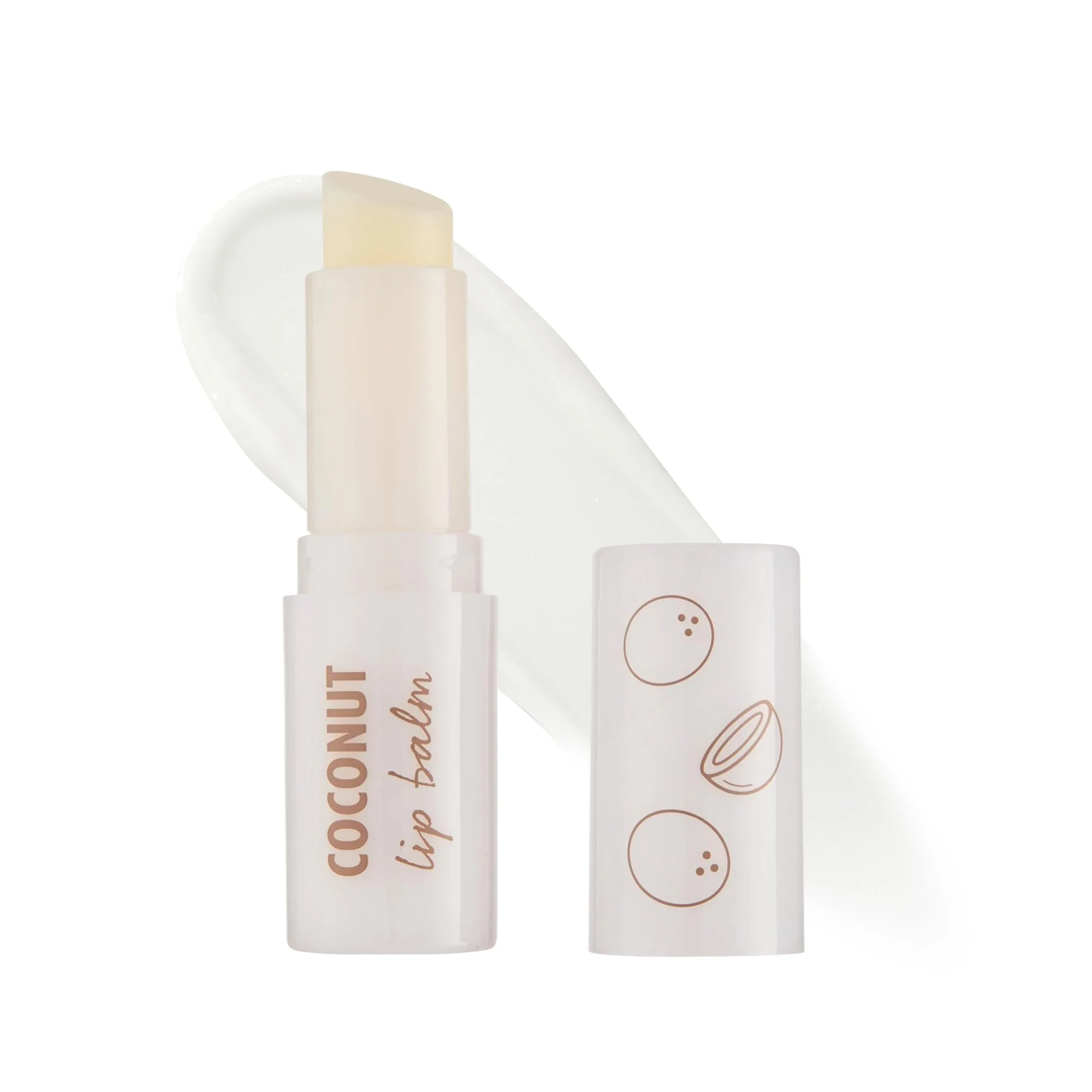 ColourPop Lip Balm - Hydrating Lip Balm with Coconut Oil, Shea Butter & Vitamin E - Moisturizing Lip Care to Nourish and Heal Chapped Lips - Coconut (0.12 oz)