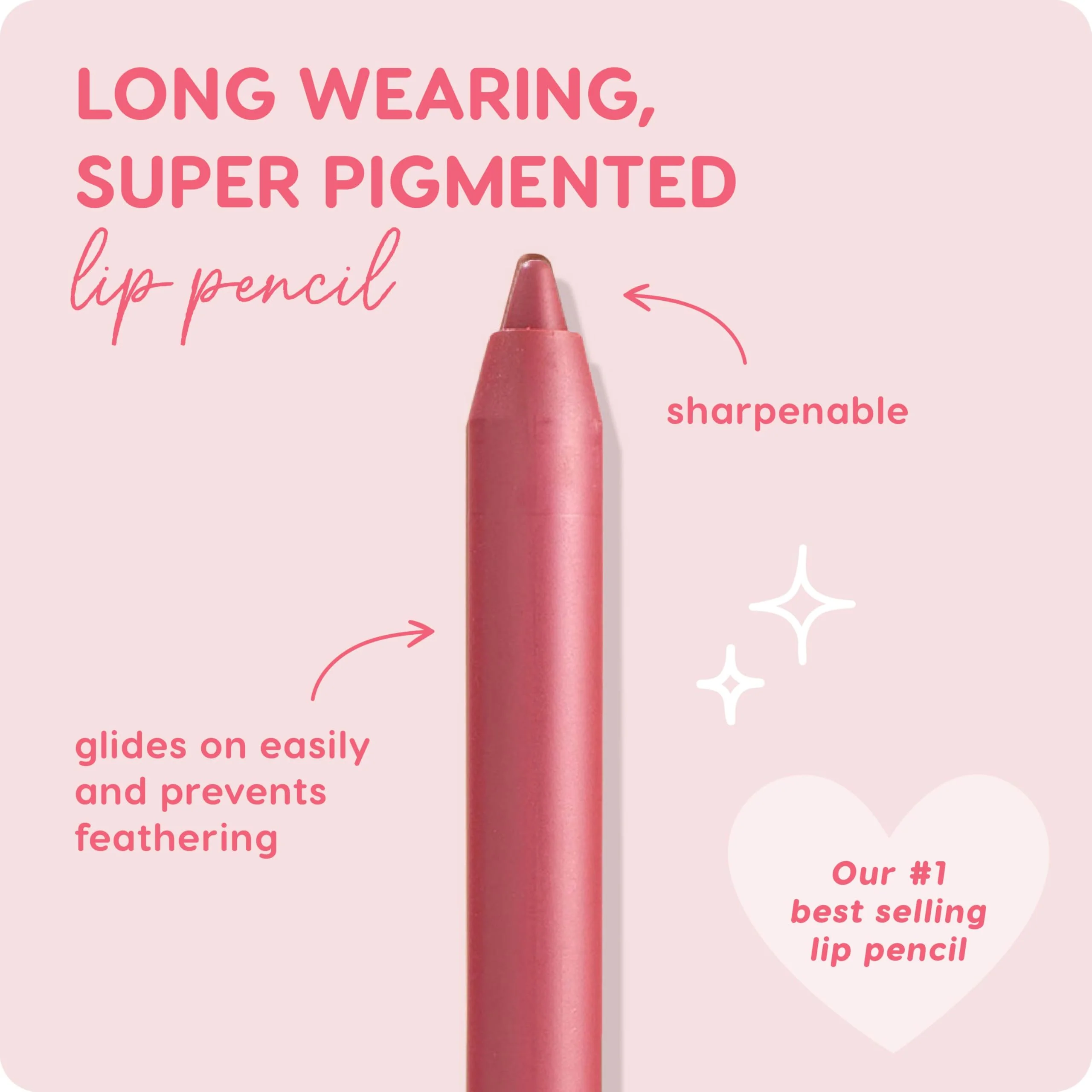 ColourPop Lippie Lip Pencil - High-Pigment, Long-Lasting Lip Liner - Sharpenable Lip Liner Pencil for High-Impact Lip Color - Vegan, Cream Formula with Precise Application - Shot Clock (0.04 oz) - Image 3