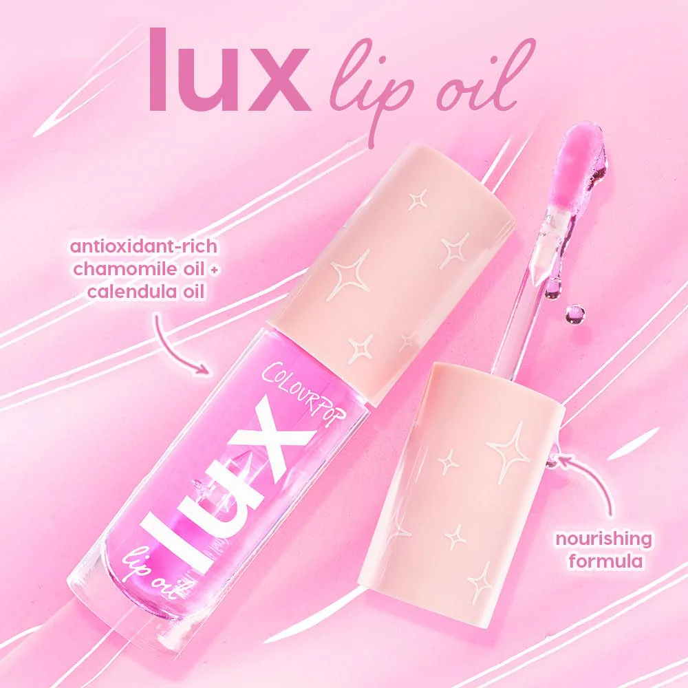 ColourPop Lux Lip Oil - Hydrating, Sheer Tinted Lip Oil Formulated with Antioxidant-Rich Chamomile Extract & Calendula Oil - Non-Greasy, Nourishing Soft-Warm Nude Lip - Skinny Dip (0.16 oz) - Image 5