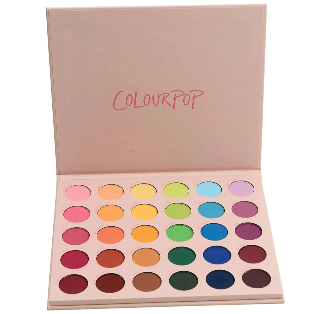 Colourpop Matte About Hue Eyeshadow Palette Mega Rainbow Pressed Powder - Image 3