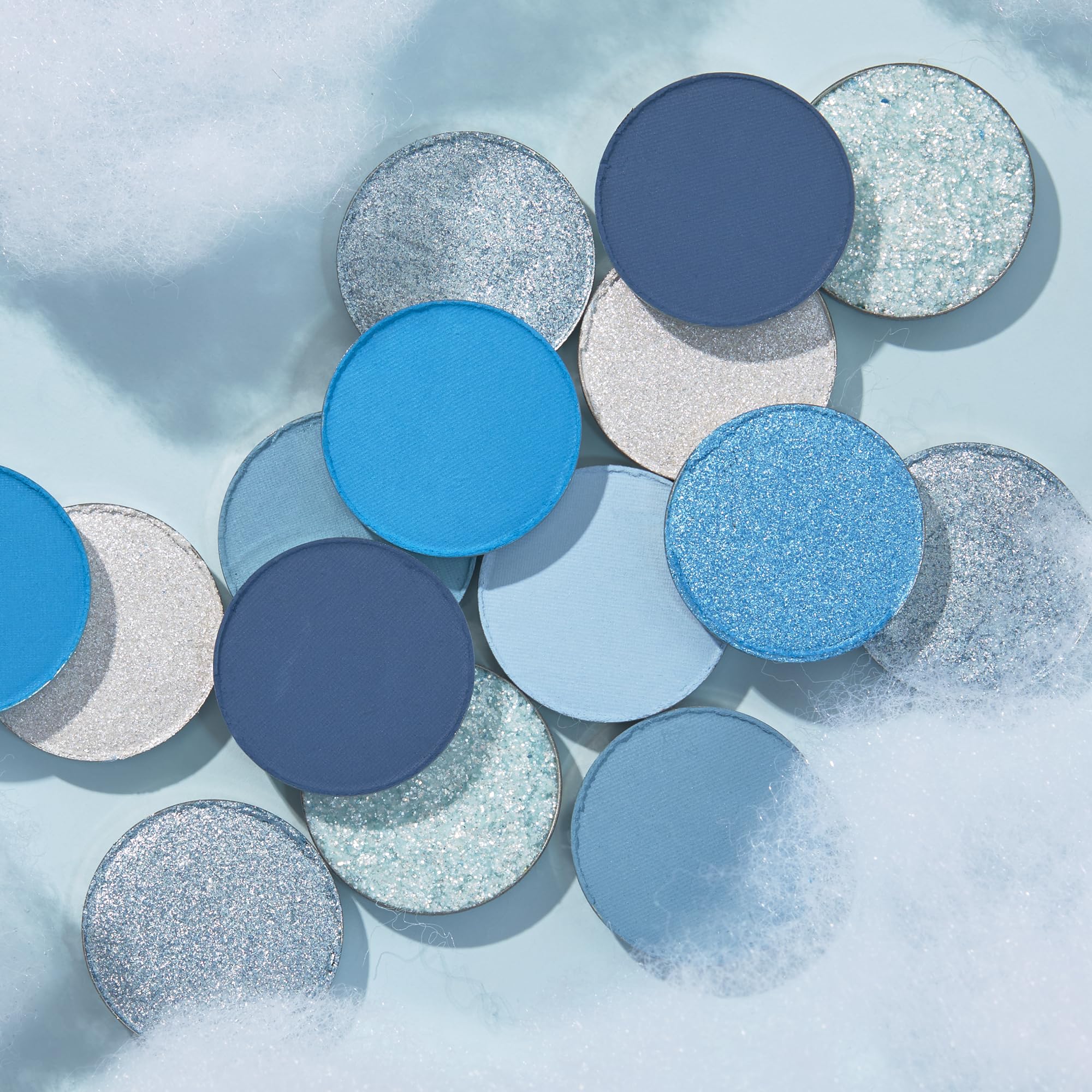 ColourPop On Cloud Blue Shadow Palette - Baby Blue Shadow with Matte Sparkle, Metallic, Matte and Glitter Finishes - High-Pigment Eye Makeup with a Long-Wearing Formula (0.3 oz) - Image 4