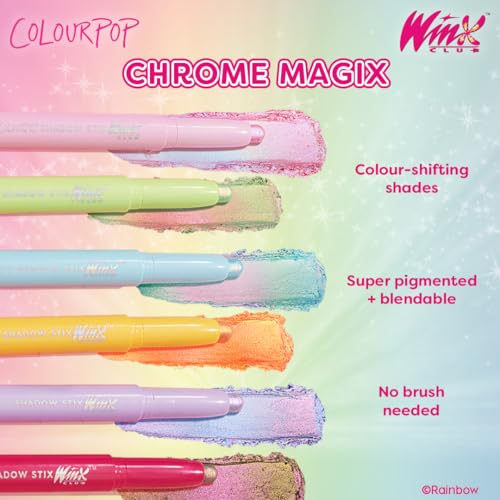 ColourPop Shadow Stix - Multichrome Cream Eyeshadow Stick with Long-Lasting Color - Multi-Use Cream Makeup with a Built-In Sharpener & Precise Tip for Easy Application - Rising Sun (0.05 oz) - Image 7