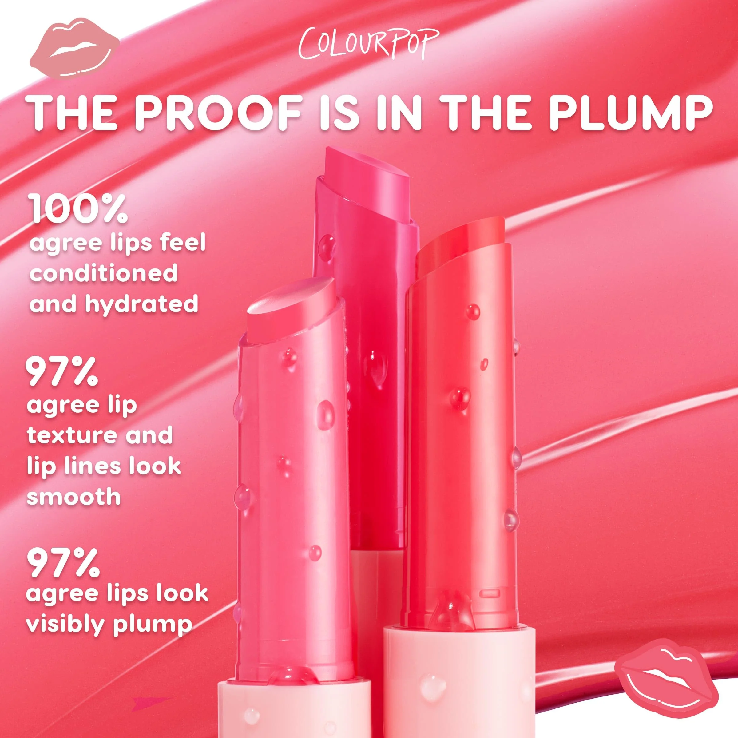 ColourPop So Juicy Plumping Lip Gloss Balm - Hydrating Lip Gloss & Balm Hybrid with Peptides - Non-Sticky Formula - Visibly Plumps Lips & Delivers Buildable Color - Berry Spritz (0.07 oz) - Image 5