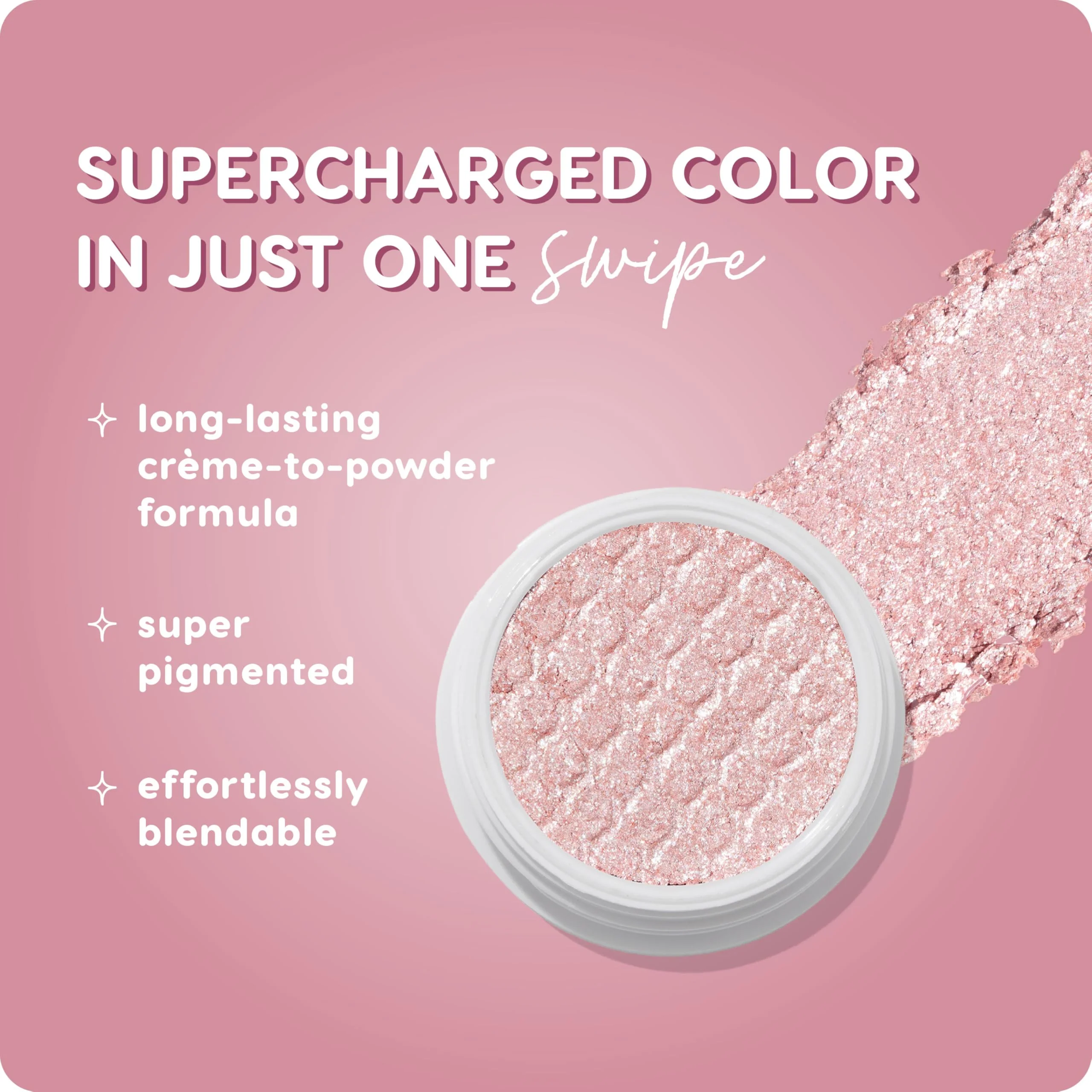 ColourPop Super Shock Shadow - High-Pigment, Crème-Powder Eye Makeup - Single Glitter Eyeshadow with Minimal Fallout and Unique Bouncy Texture - Baby Pink Eyeshadow - Frog (0.07 oz) - Image 3