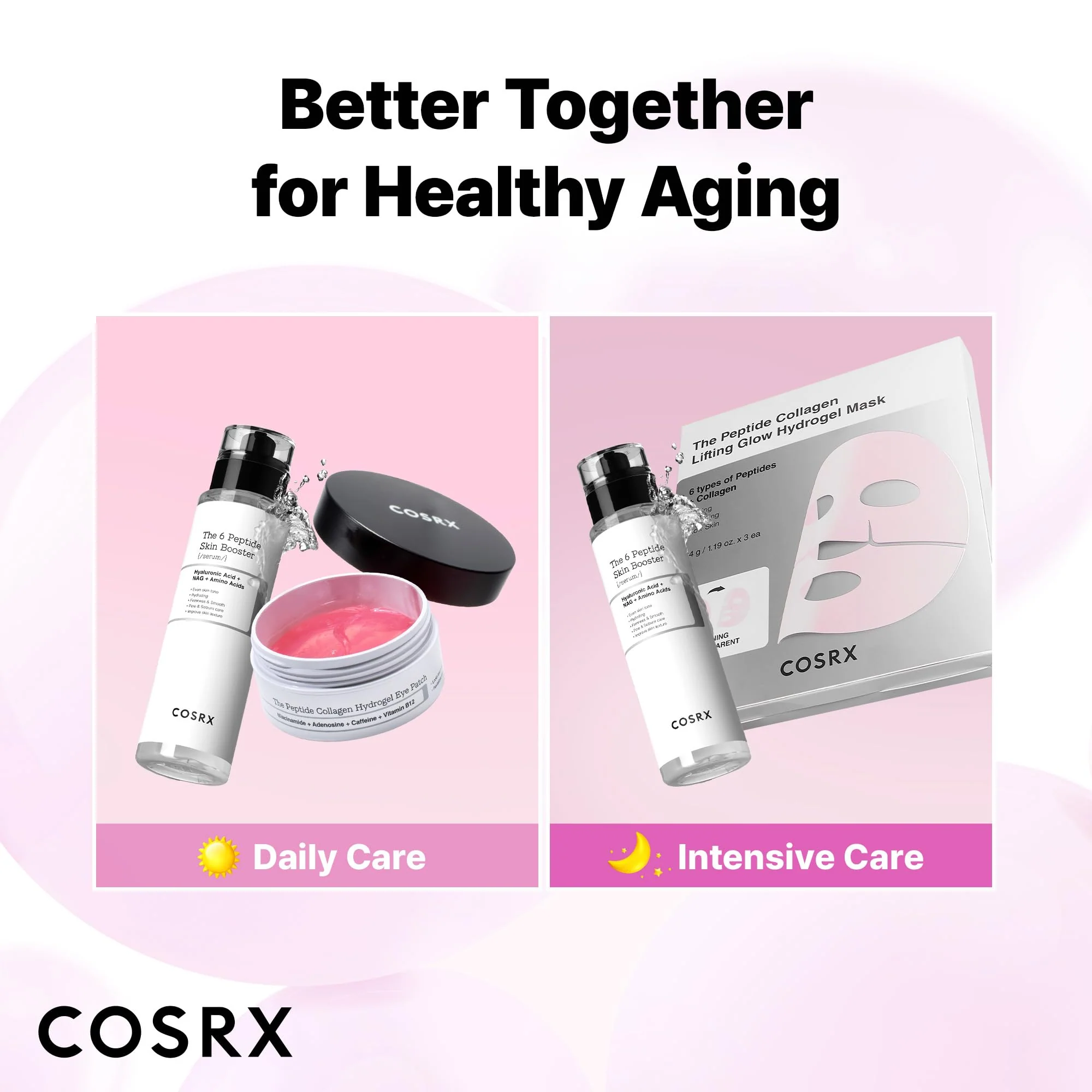 COSRX 6X Peptide Collagen Booster Toner Serum with Copper Peptides, Niacinamide & Hyaluronic Acid Skin Renewal Boosting Facial Essence for All Skin Types, Korean Skin Care, 5.07 Fl.Oz - Image 4