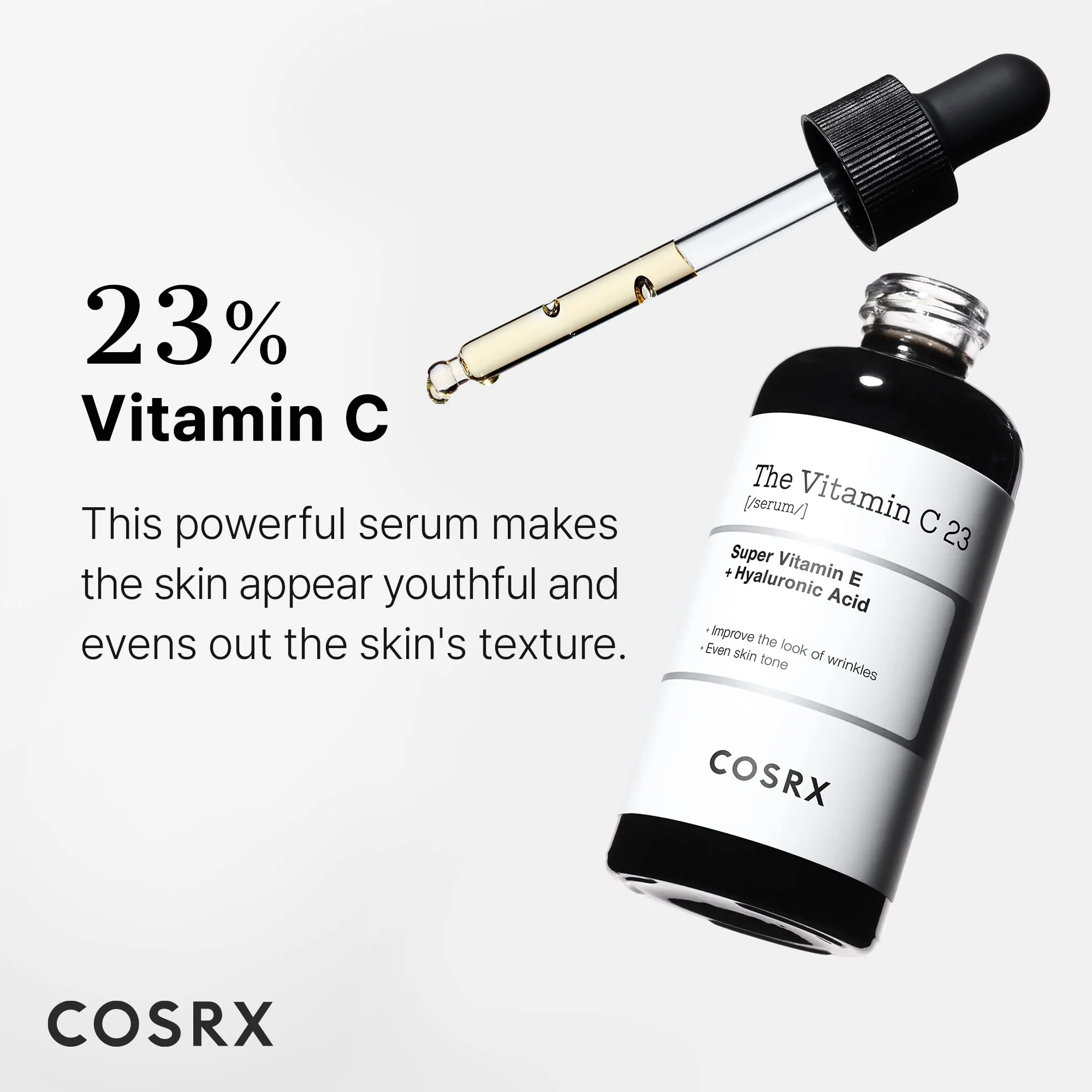 COSRX Pure Vitamin C 23% Serum with Vitamin E & Hyaluronic Acid, Hydrating Facial Serum for Fine Lines, Uneven Skin Tone & Dull Skin, 0.7oz/20g, Korean Skin Care - Image 8