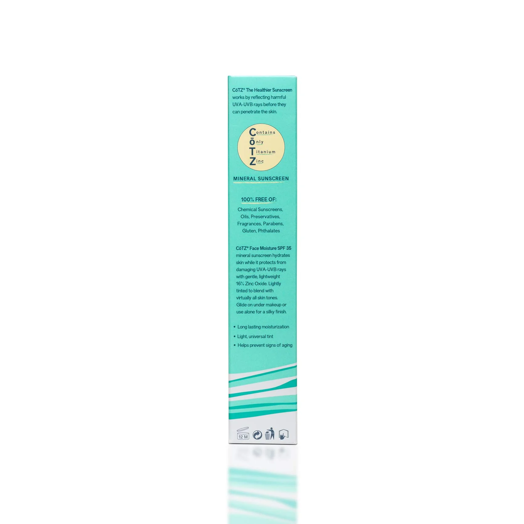 CoTZ Face Moisture Lightly Tinted Mineral Sunscreen Broad Spectrum SPF 35; 1.5 oz / 42.5 g - Image 9