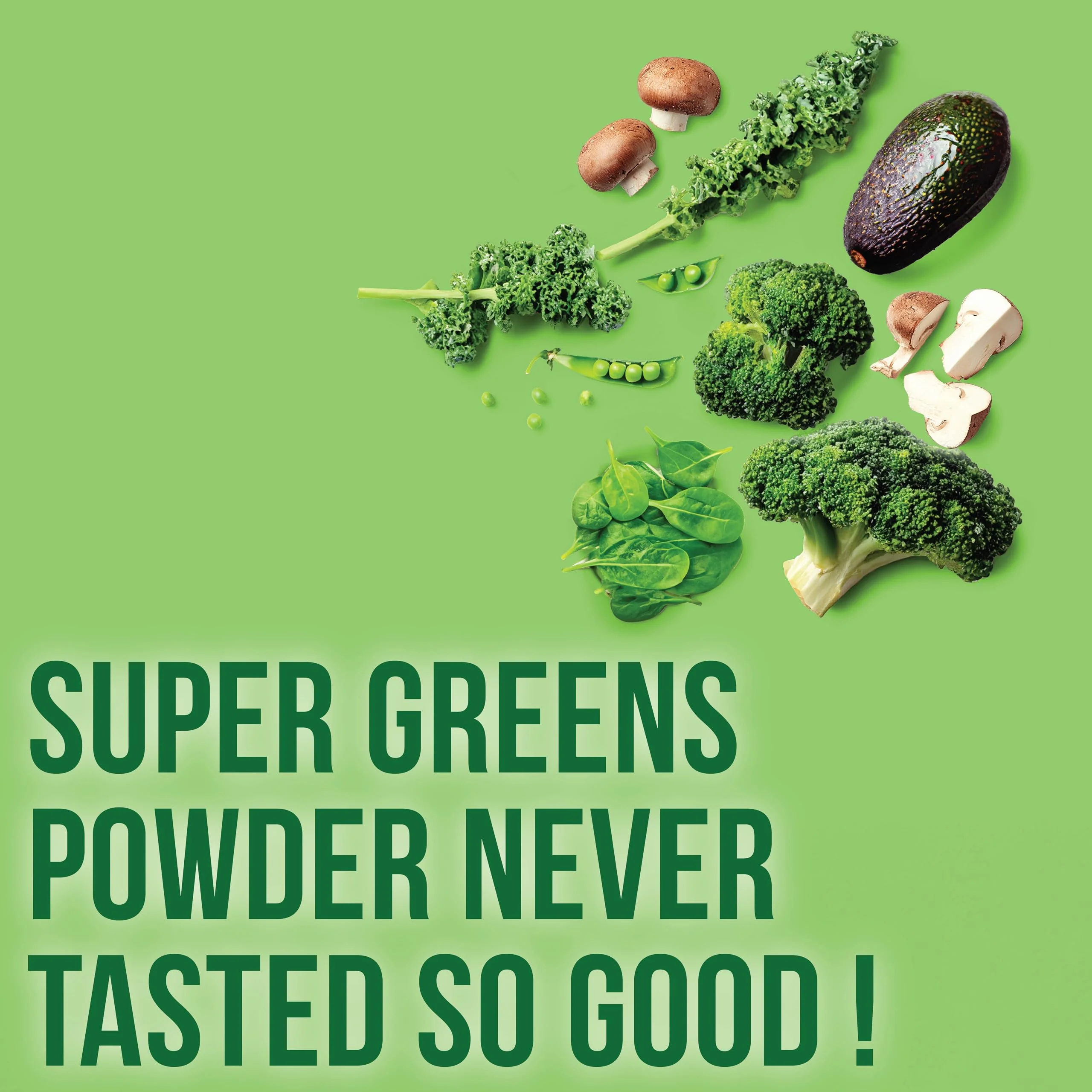 Country Farms Organic Super Greens Natural Flavor, 50 Organic Super Foods, Packed with Fiber, USDA Organic Drink Mix, Fruits, Vegetables, Mushrooms & Probiotics, Supports Energy, 6g Fiber - Image 4