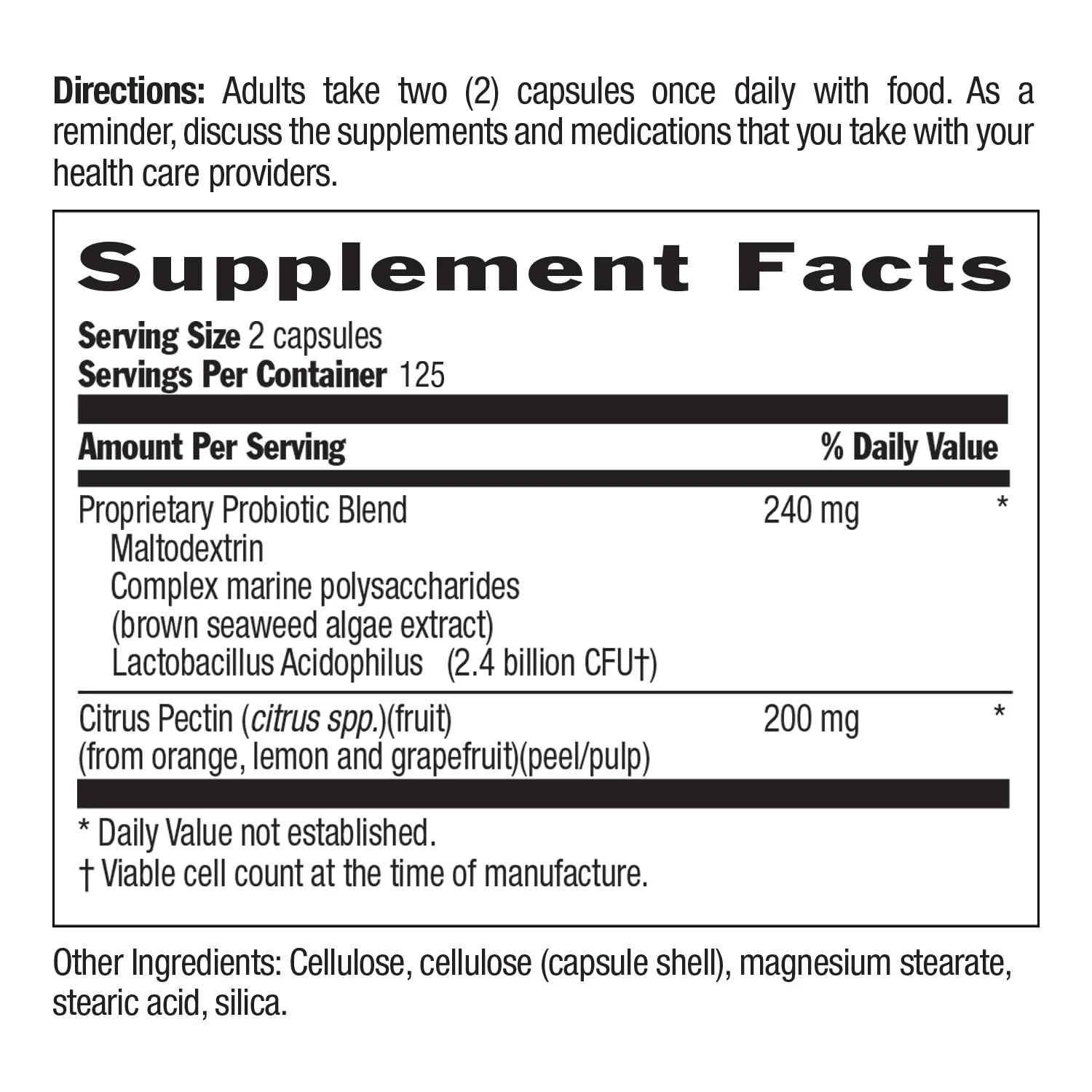 Country Life Acidophilus Probiotic Supplement for Women & Men - Free from Common Allergens - 2.4 Billion CFUs to Support Digestive Health - Dairy-Free, Non-GMO, 250 Vegan Capsules - Image 3