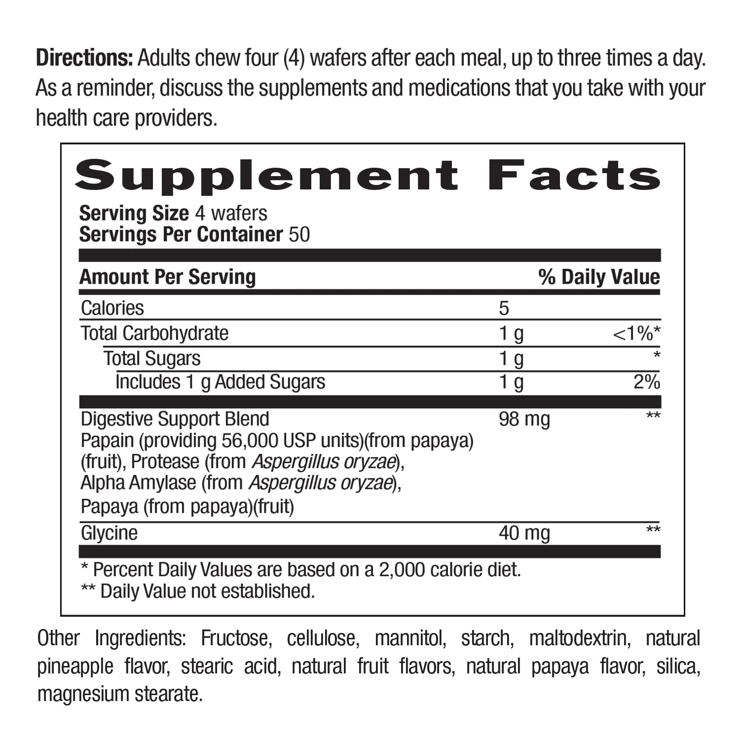 Country Life, Papaya Digestive Support, Daily Enzymes to Promote Digestive Health and Nutrient Absorption, 200 - Image 3