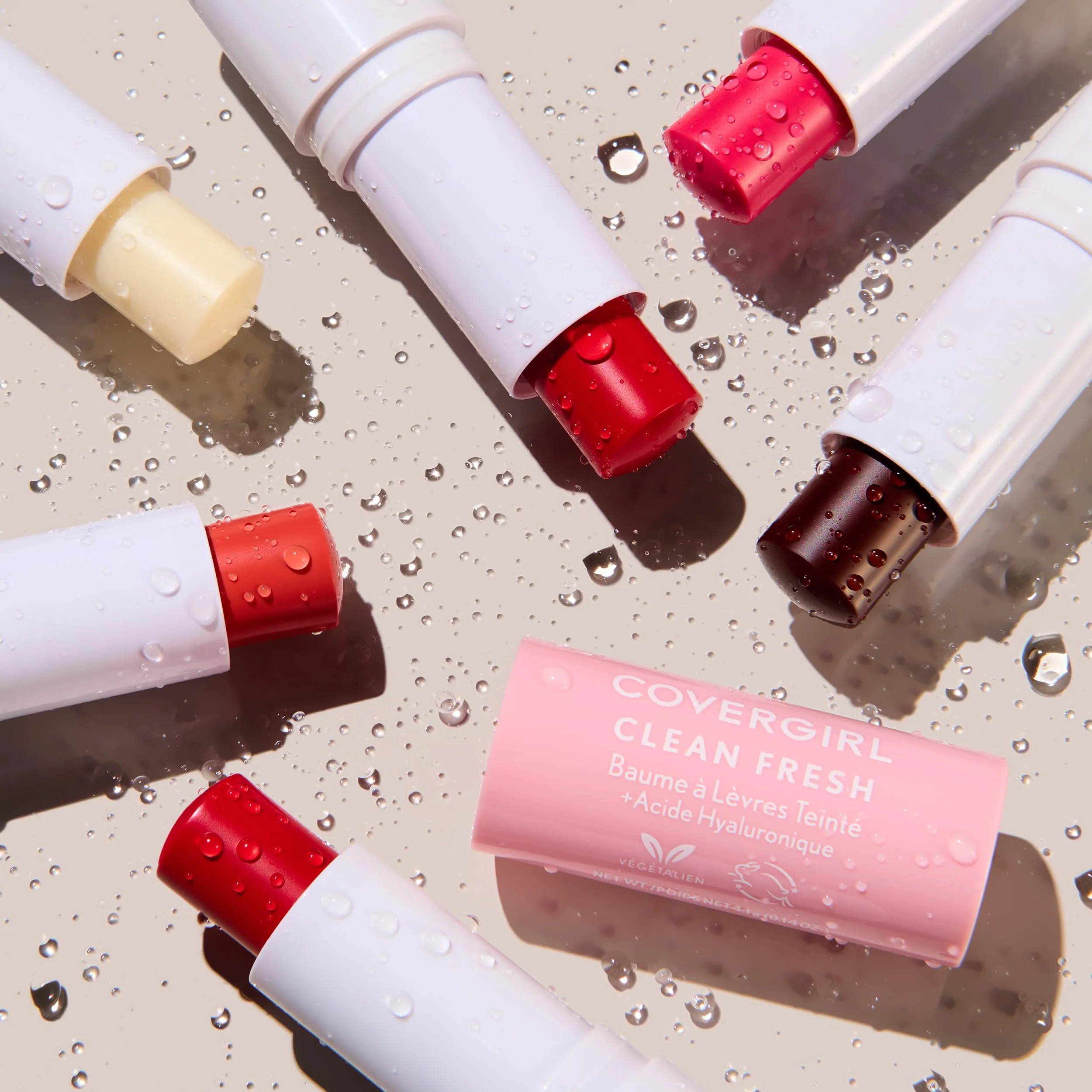 CoverGirl Clean Fresh Tinted Lip Balm, Vegan Formula, Hydrating, Natural Finish, Made for Peach, 1 Count - Image 2