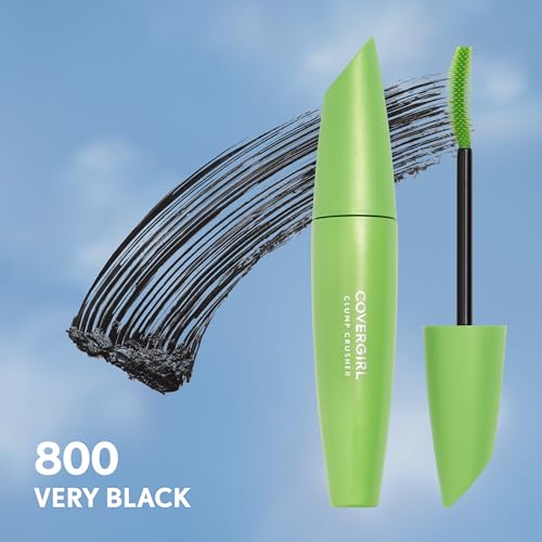 COVERGIRL Clump Crusher Mascara, 20X More Volume, Double Sided Brush, Long-Lasting Wear - 800 Very Black (Pack of 1) - Image 8