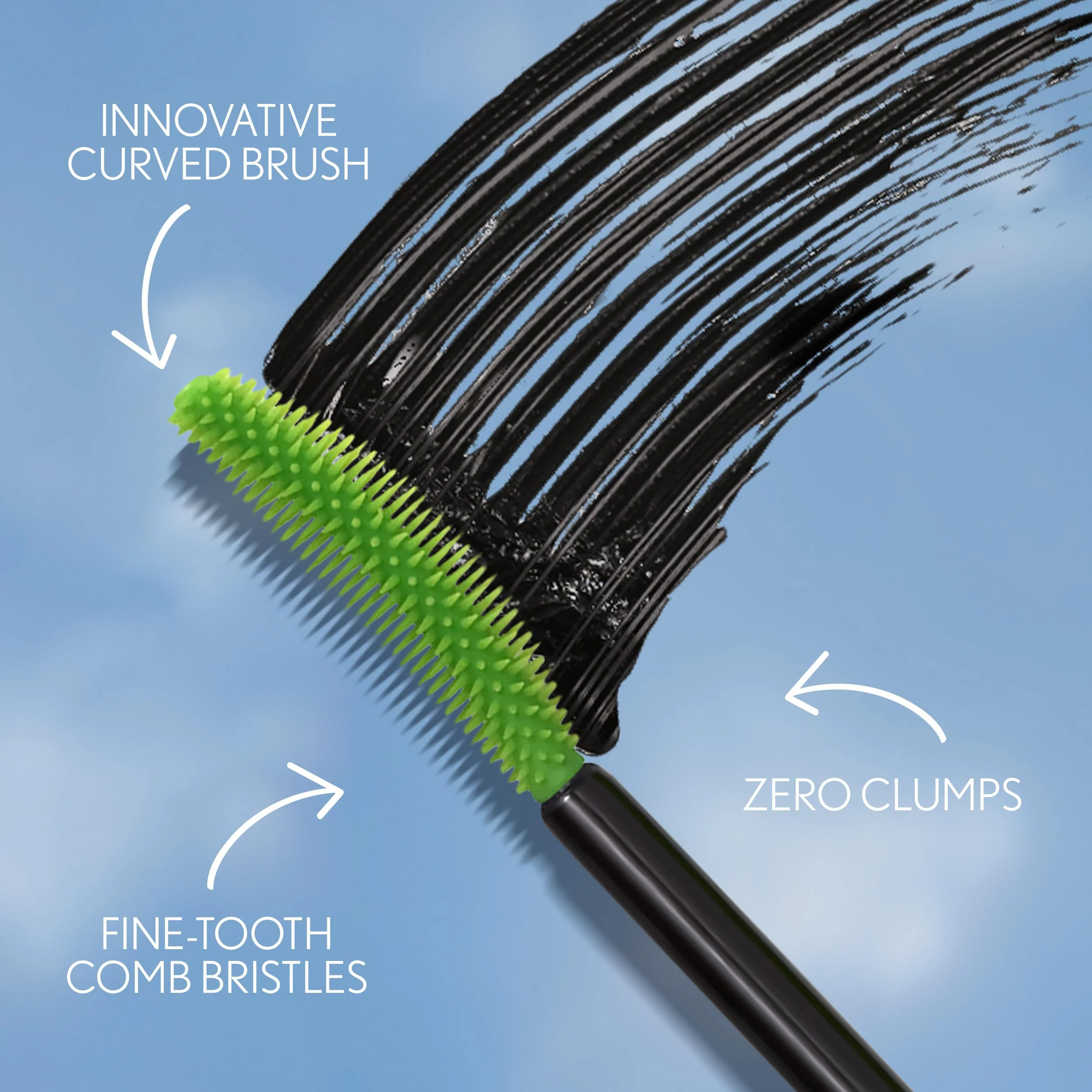 COVERGIRL Clump Crusher Mascara, 20X More Volume, Double Sided Brush, Long-Lasting Wear - 805 Black (Pack of 1) - Image 6