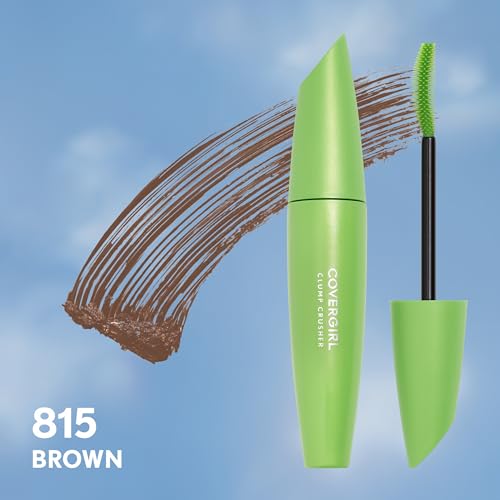 COVERGIRL Clump Crusher Mascara, 20X More Volume, Double Sided Brush, Long-Lasting Wear - 815 Brown (Pack of 1) - Image 10