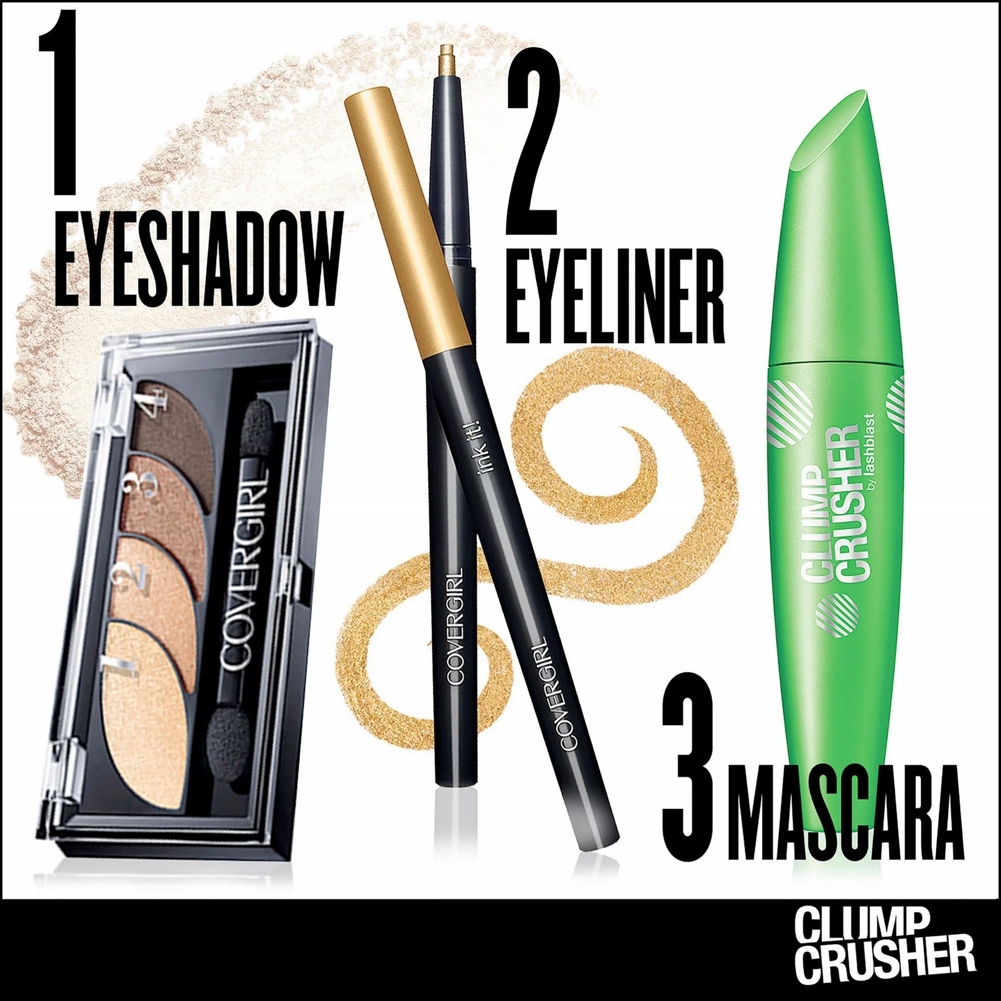 COVERGIRL Clump Crusher Mascara, 20X More Volume, Double Sided Brush, Long-Lasting Wear - 815 Brown (Pack of 1) - Image 3