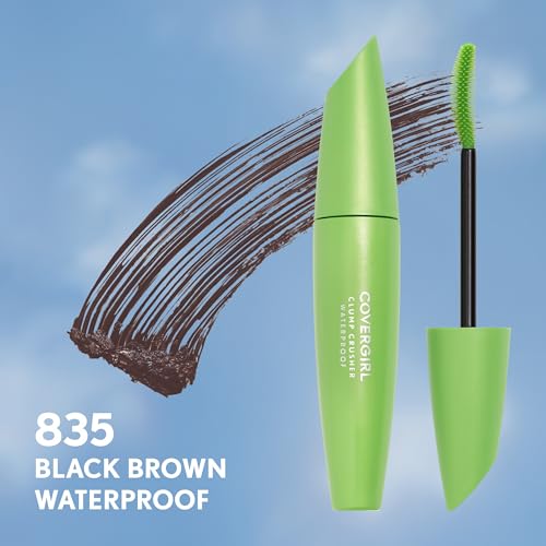 COVERGIRL Clump Crusher Waterproof Mascara, 20X More Volume, Double Sided Brush, Long-Lasting Wear - 835 Black Brown Waterproof (Pack of 1) - Image 8