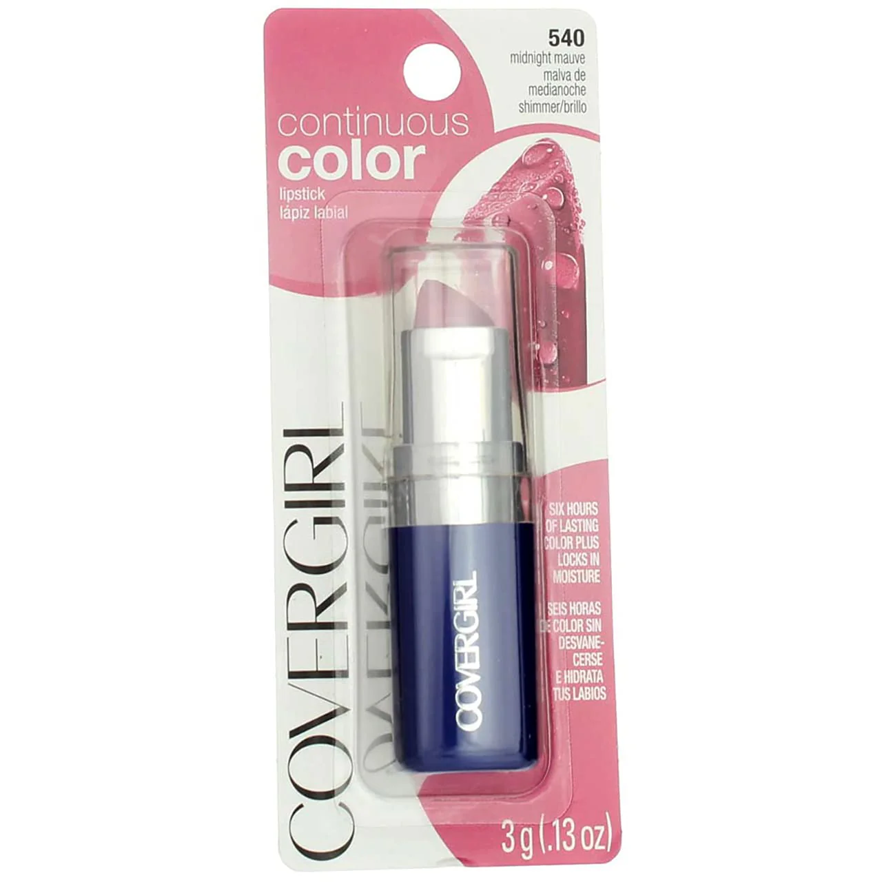 COVERGIRL Continuous Color Lipstick Midnight Mauve 540, .13 oz (packaging may vary) - Image 4