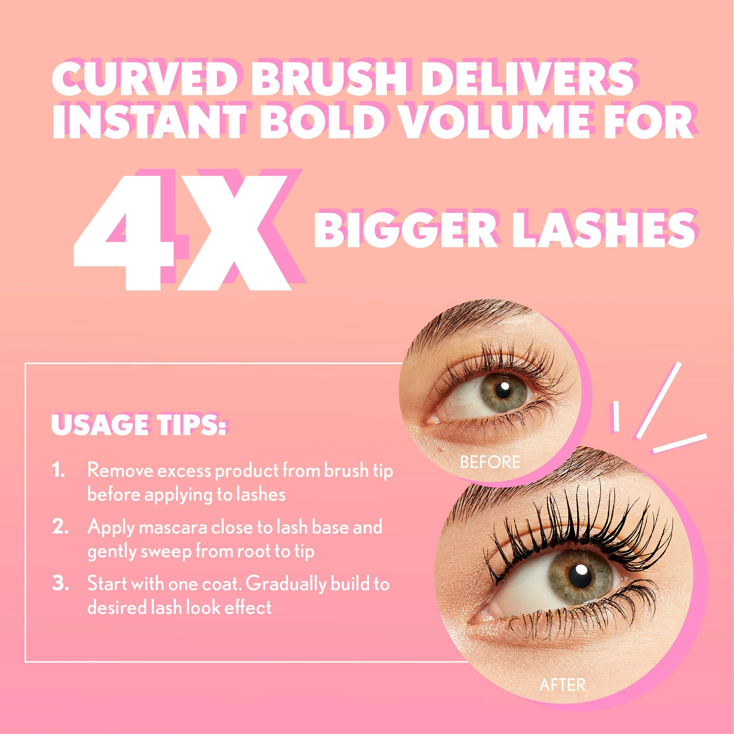 CoverGirl Eye Enhancer, Intense Black, 3D Mascara, Curved Fiber Brush, Plant-Based Lifting Wax, For All Lash Types, 24-Hour Wear, Transfer-Proof, Flake-Free, 0.30oz - Image 10