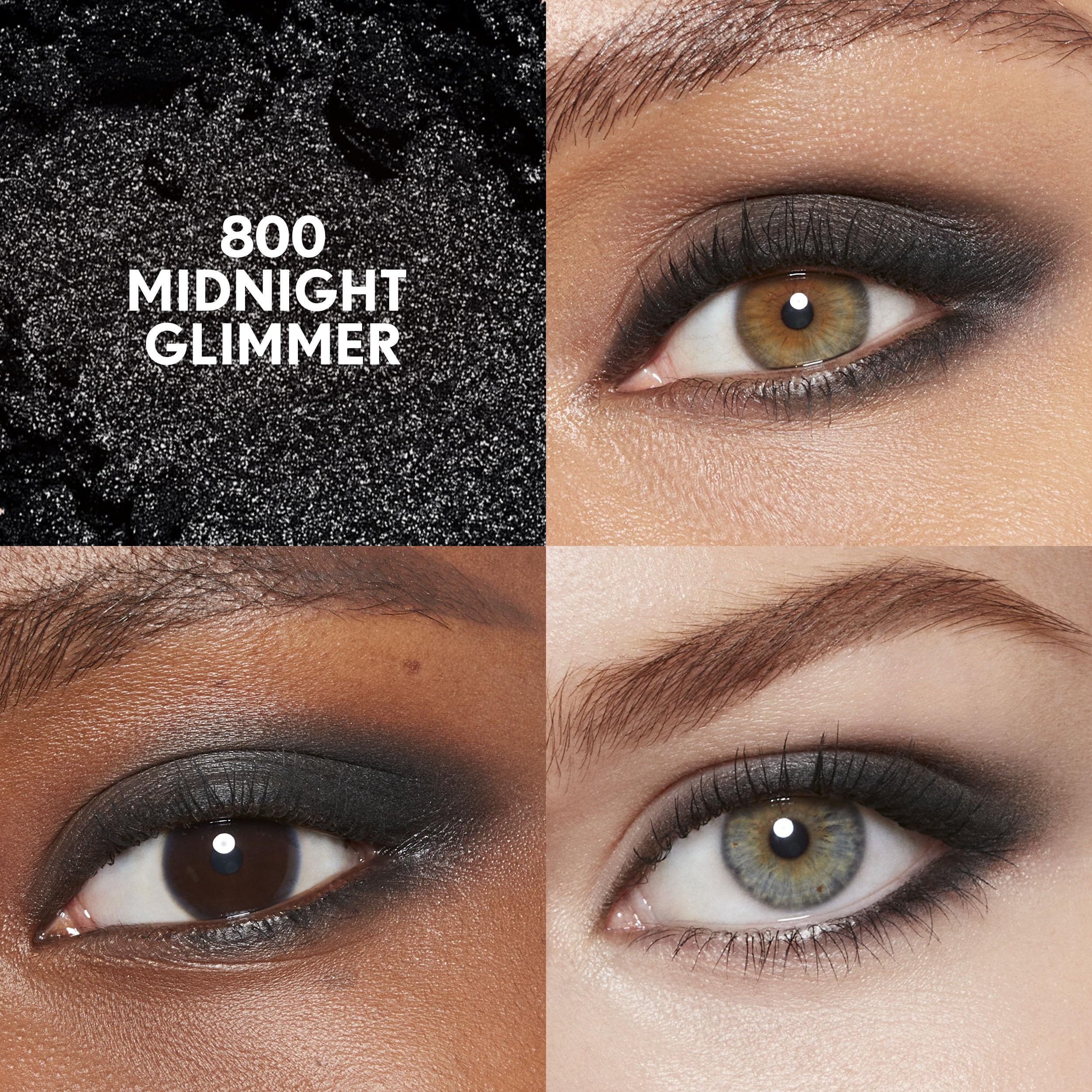 Covergirl Eye Enhancer, Midnight Glimmer, Eyeshadow Mono, Easy to Wear, Clean & Vegan, Talc-Free, Matte & Shimmer Finishes, Smudge-Proof, 0.09oz - Image 5