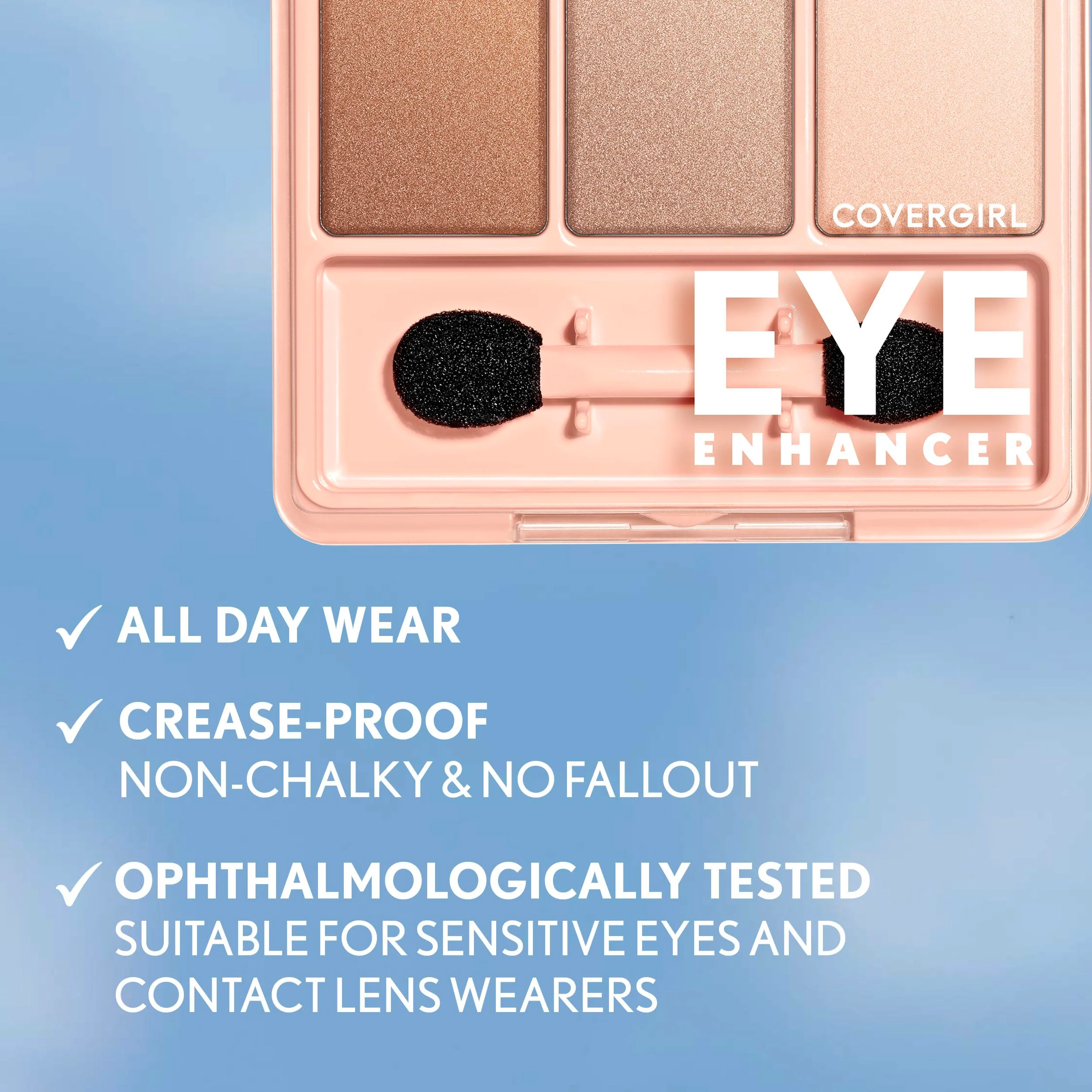 Covergirl Eye Enhancer, Sweet Plum, Eyeshadow Trio, Easy to Wear, Clean & Vegan, Talc-Free, Matte & Shimmer Finishes, Smudge-Proof, 0.14oz - Image 5