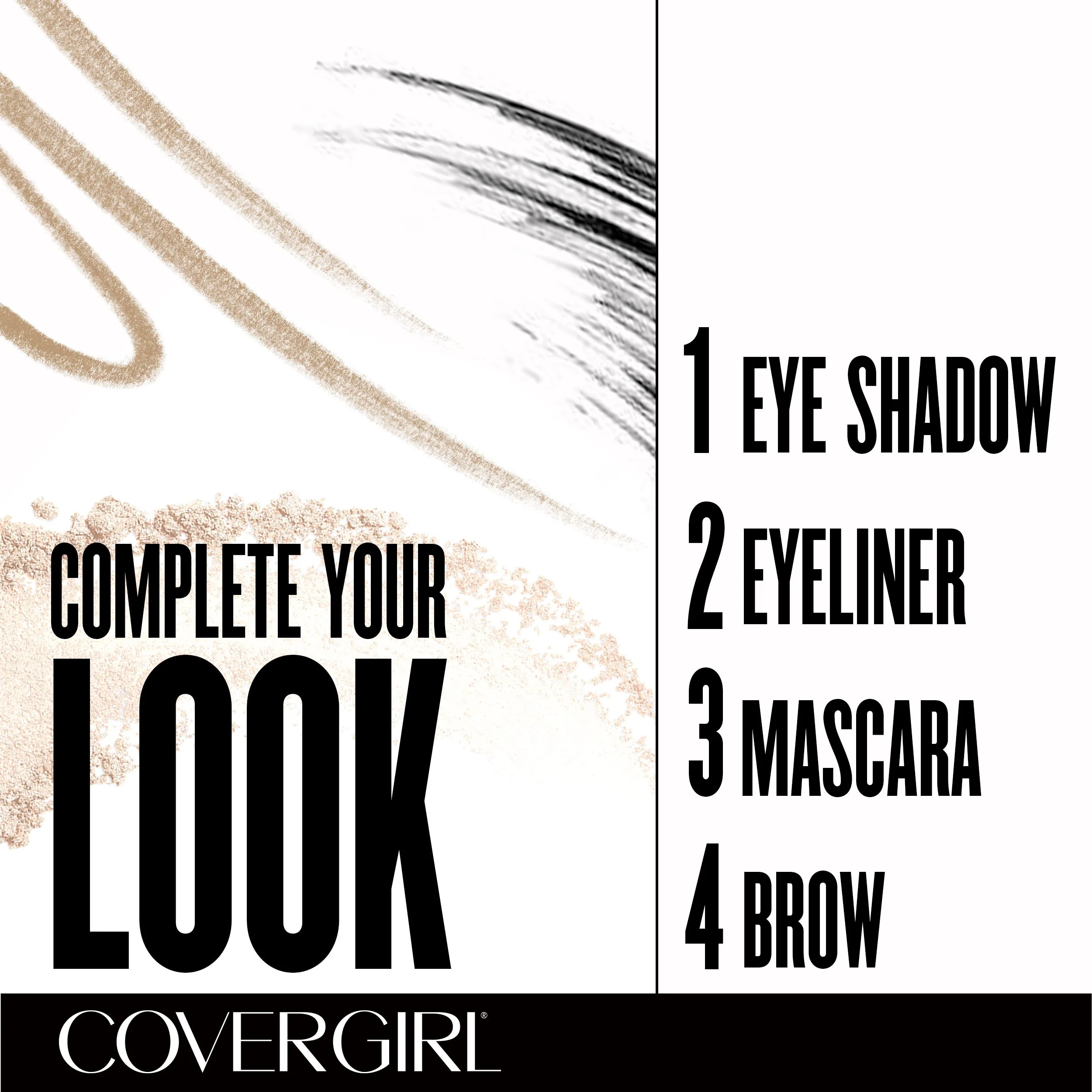 COVERGIRL Eye Enhancers Eyeshadow Kit, Café Au Lait, 3 Colors - Image 4