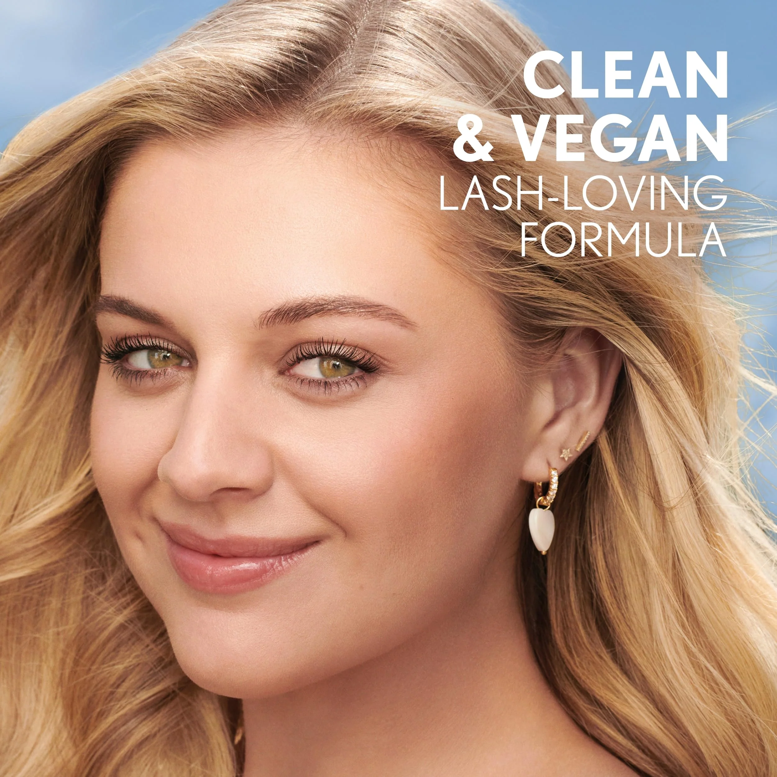 CoverGirl Lash Blast Clean Volume Waterproof Mascara, Vegan Formula, Volumizing, Smudge-Proof, Black Brown, 1 Count - Image 3