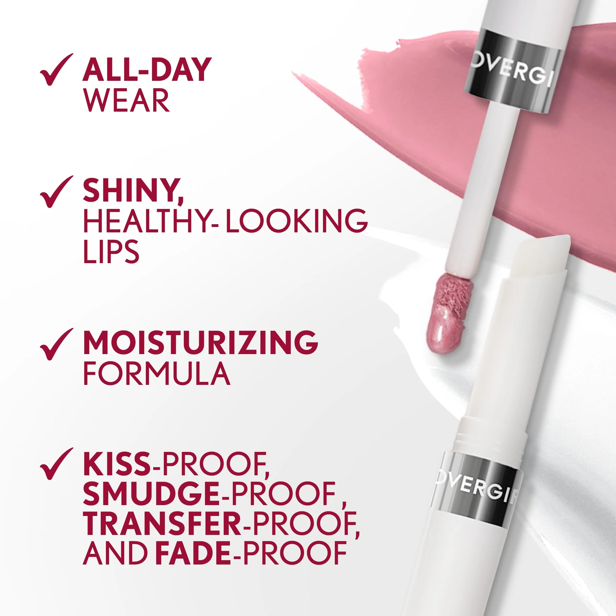 Covergirl Outlast All-Day Lip Color With Topcoat, Wine to Five, Pack of 1 - Image 9