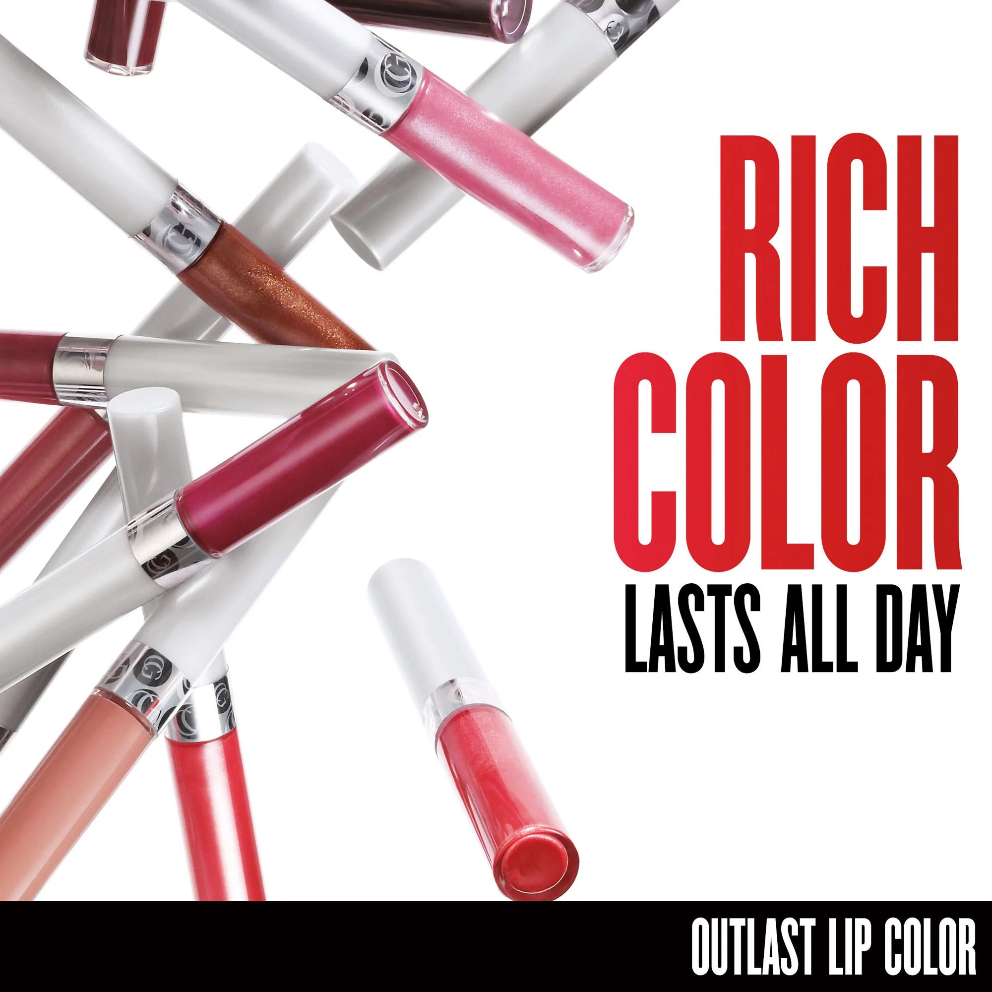 COVERGIRL Outlast All-Day Moisturizing Lip Color Hottie 548, .13 oz (packaging may vary) - Image 4
