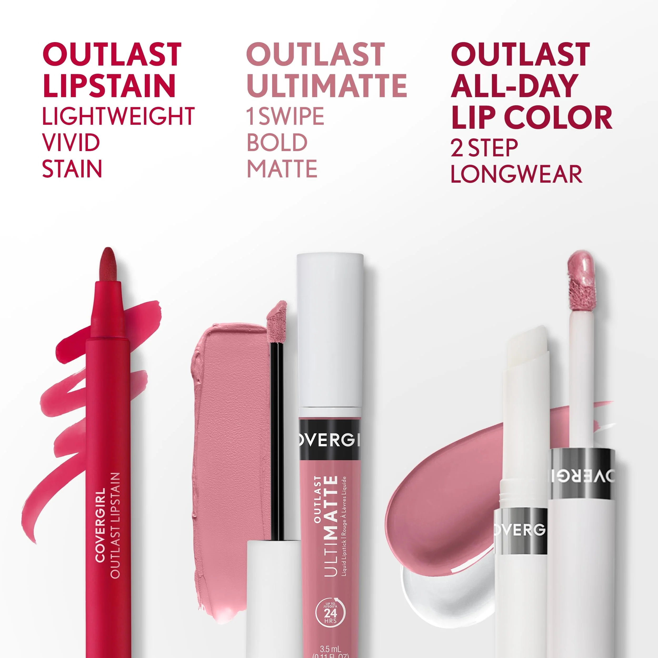 COVERGIRL Outlast Lipcolor Mauve Muse 585 0.06 Fl Oz - Image 2
