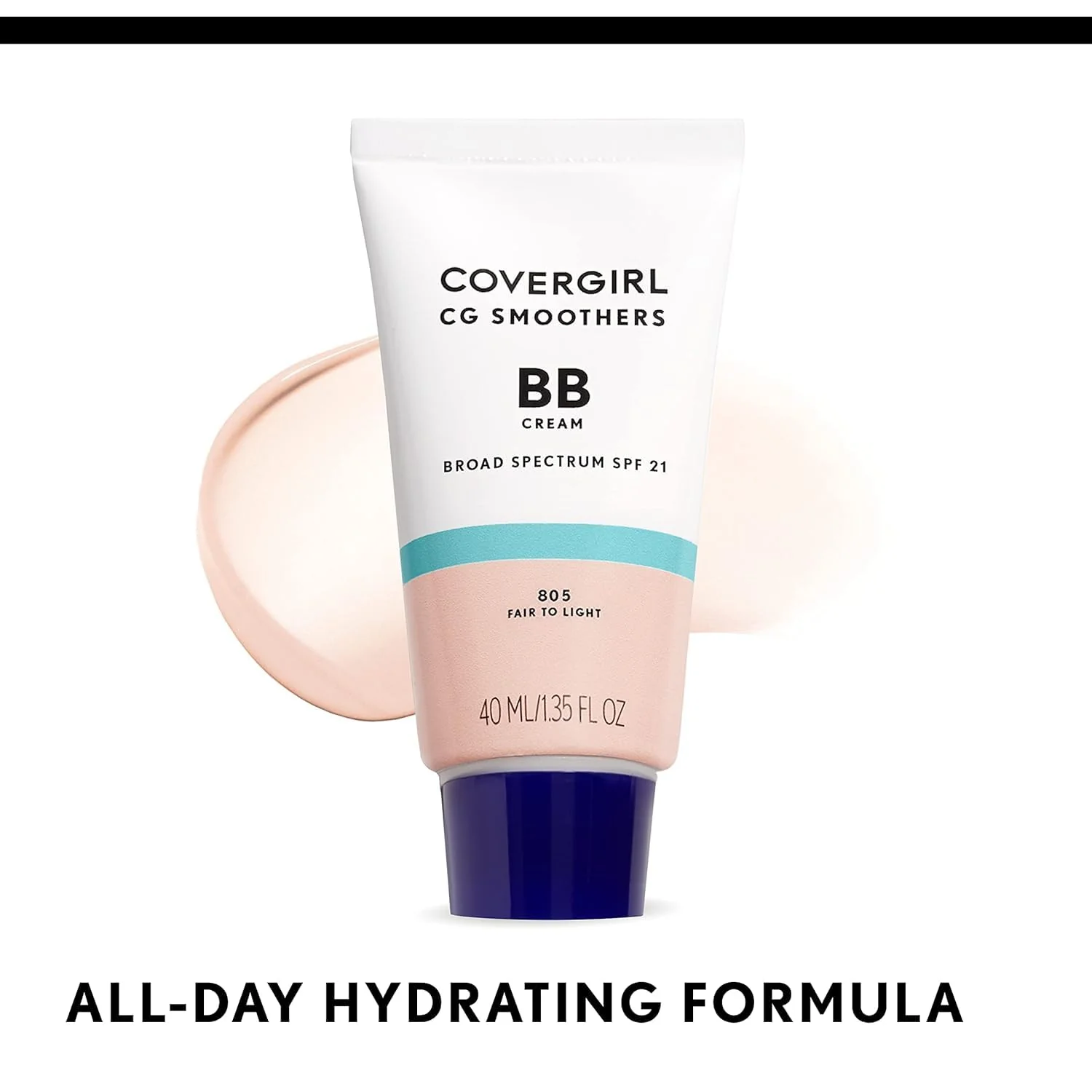 COVERGIRL Smoothers Lightweight BB Cream, 1 Tube (1.35 Ounce), Light to Medium 810 Skin Tones, Hydrating BB Cream with SPF 21 Sun Protection (Packaging May Vary) - Image 3