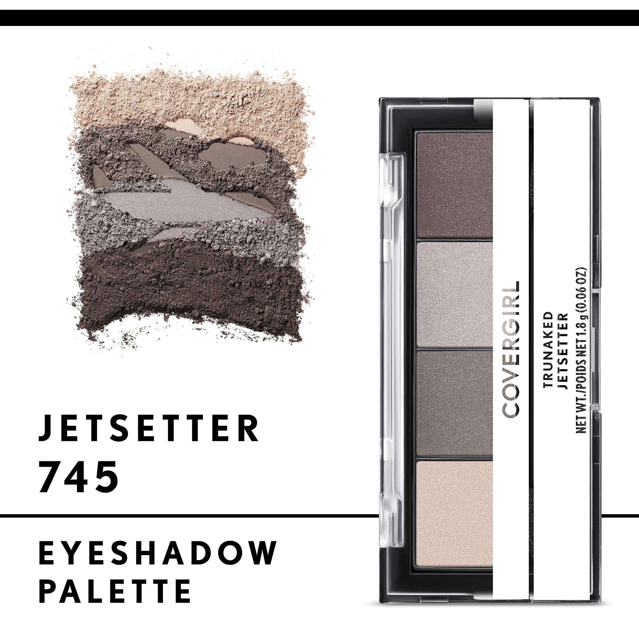 COVERGIRL Trunaked Quad Eyeshadow Palette, Jetsetter, Jetsetter, 0.06 Ounce - Image 12