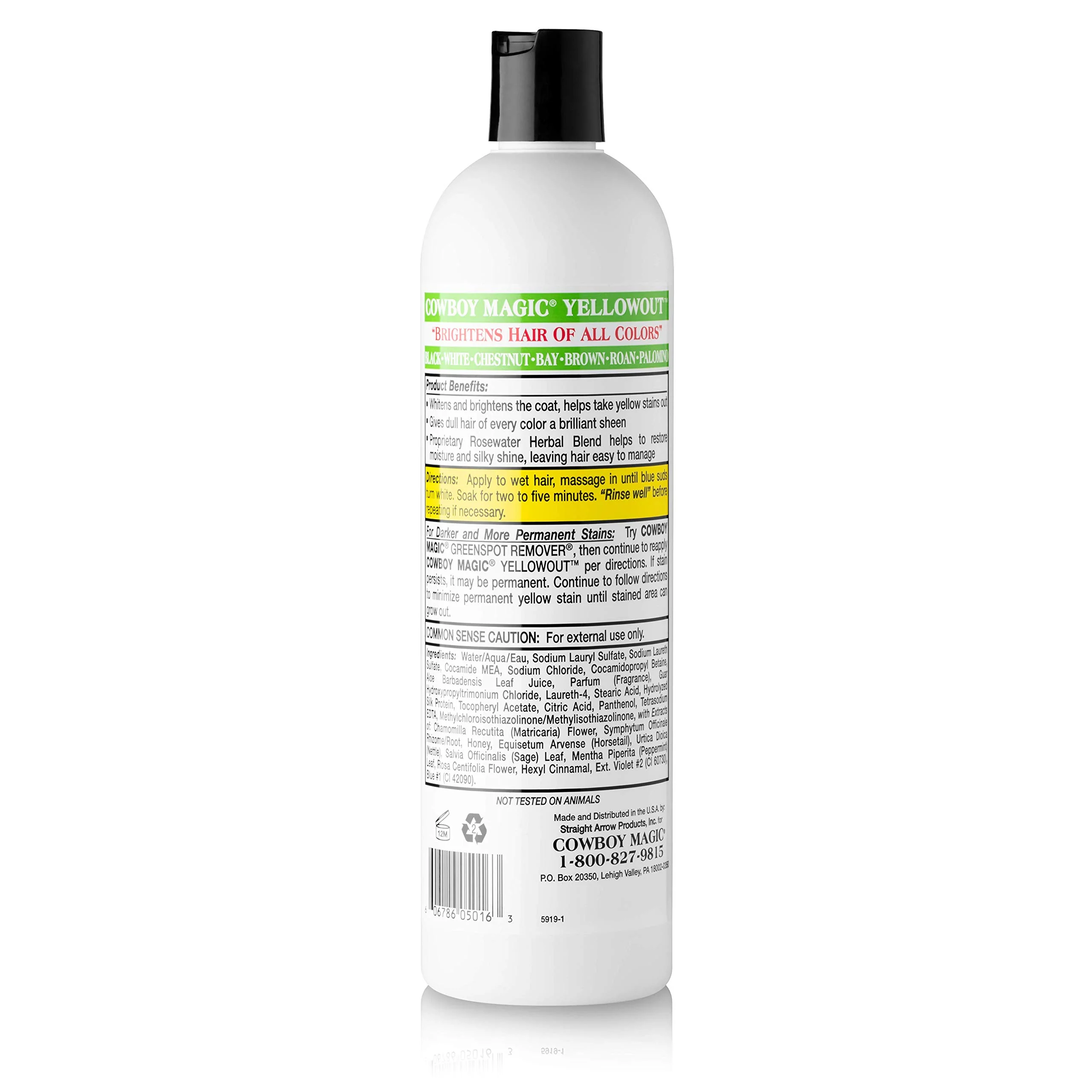 Cowboy Magic Shine In Yellowout Purple Shampoo 16 oz - Image 4