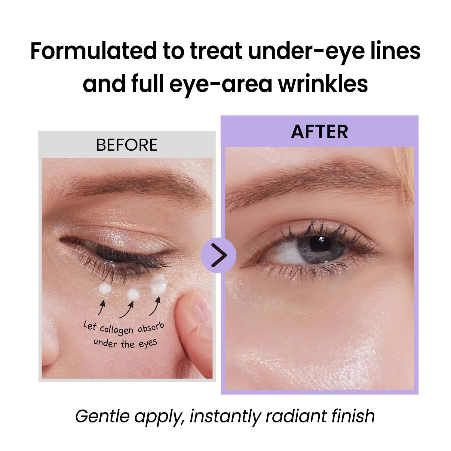 coxir Black Snail Collagen Eye Cream – Firming & Hydrating Snail Mucin, Collagen & Niacinamide for Puffiness, lifting & Dullness under eyes area | Korean Eye Treatment (30ml) - Image 7