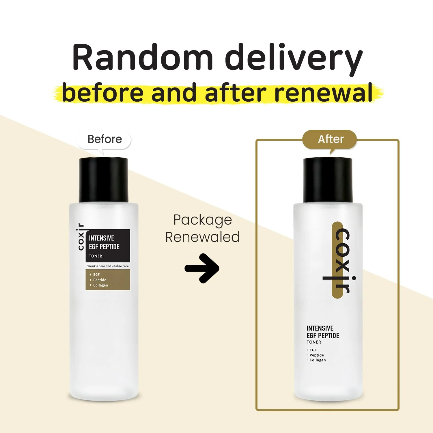 coxir Intensive EGF PEPTIDE Toner l Face Toner with EGF(Epidermal Growth Factor), Peptide Filtrate for Dull l Hydrating, Smoothing, Calming, Moisturizing/Korean Skincare[50ml / 5.07 fl.oz.] - Image 2