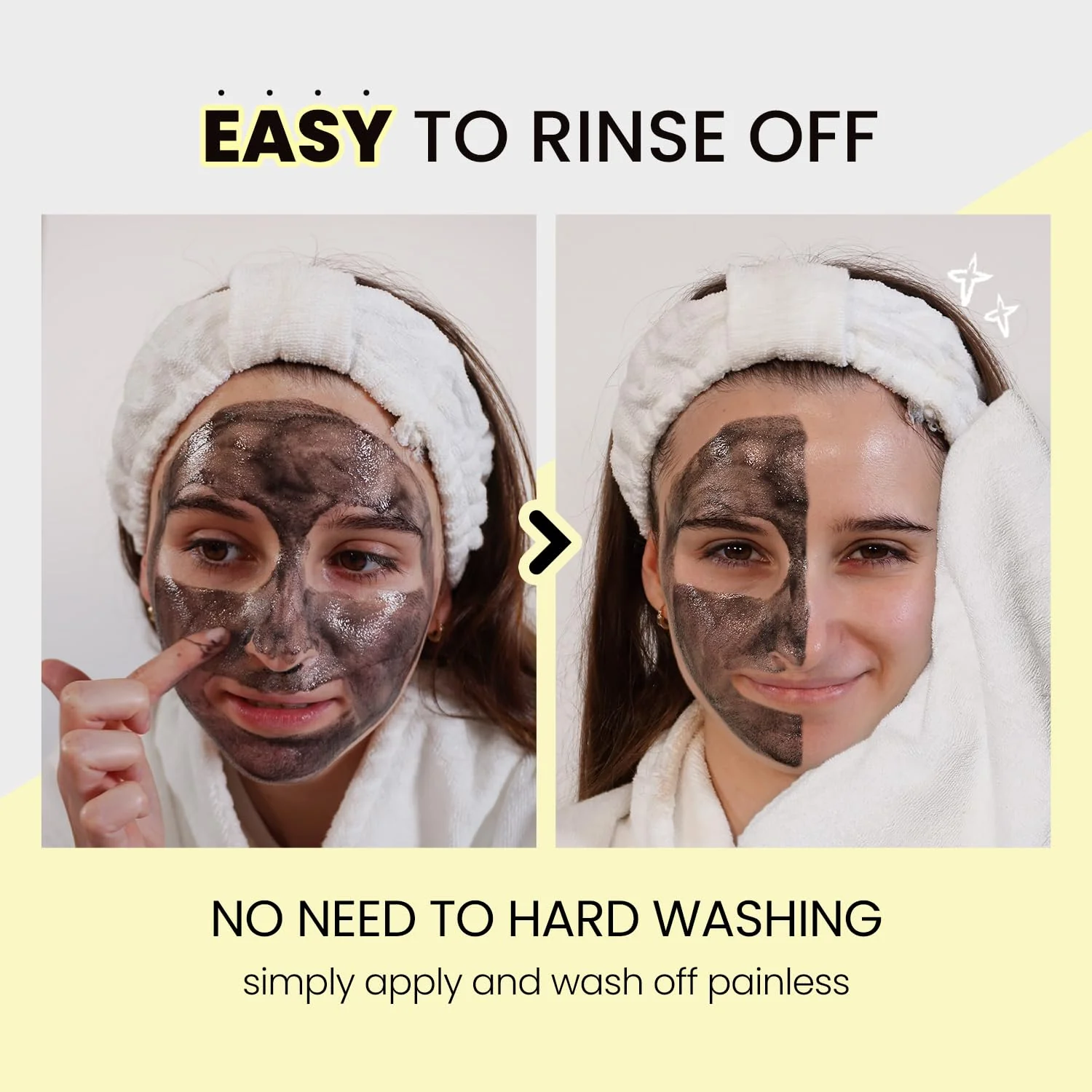Coxir TXA Black Rice Pore Mask – Korean 3-in-1 Wash-Off Mask Serum| Pore Purifying, Blackhead Care, Hydrating, Skin Toning Treatment with TXA & Black Rice |Vegan K-beuaty Face Mask [50ml/1.69 fl.oz] - Image 4