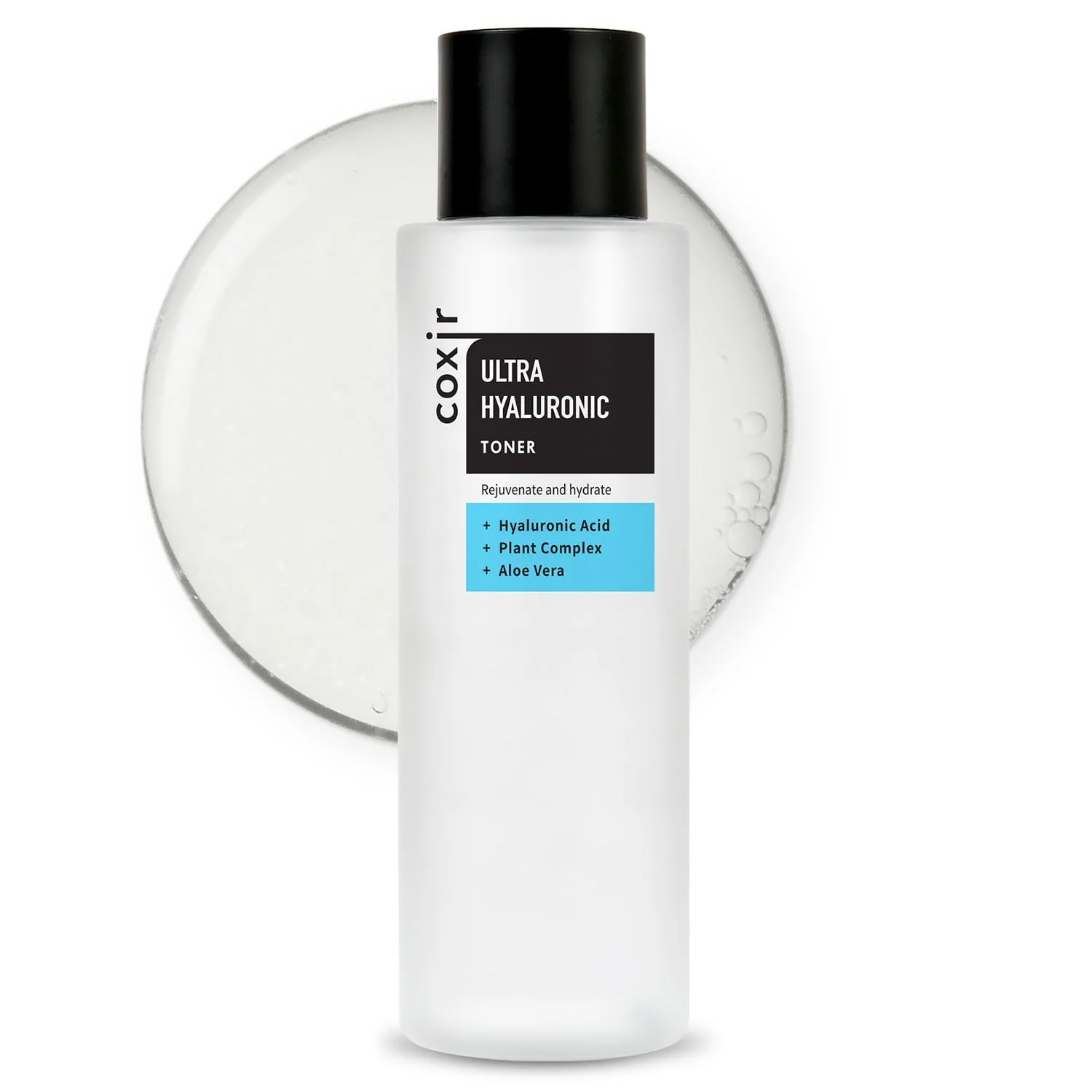coxir Ultra HYALURONIC Acid Toner | HYDRATION-14-Complex| Hydrating, Smoothing, Calming, Moisturizing, Paraben Free, Cruelty Free, Korean Skin Care [150ml/5.07 fl.oz.]