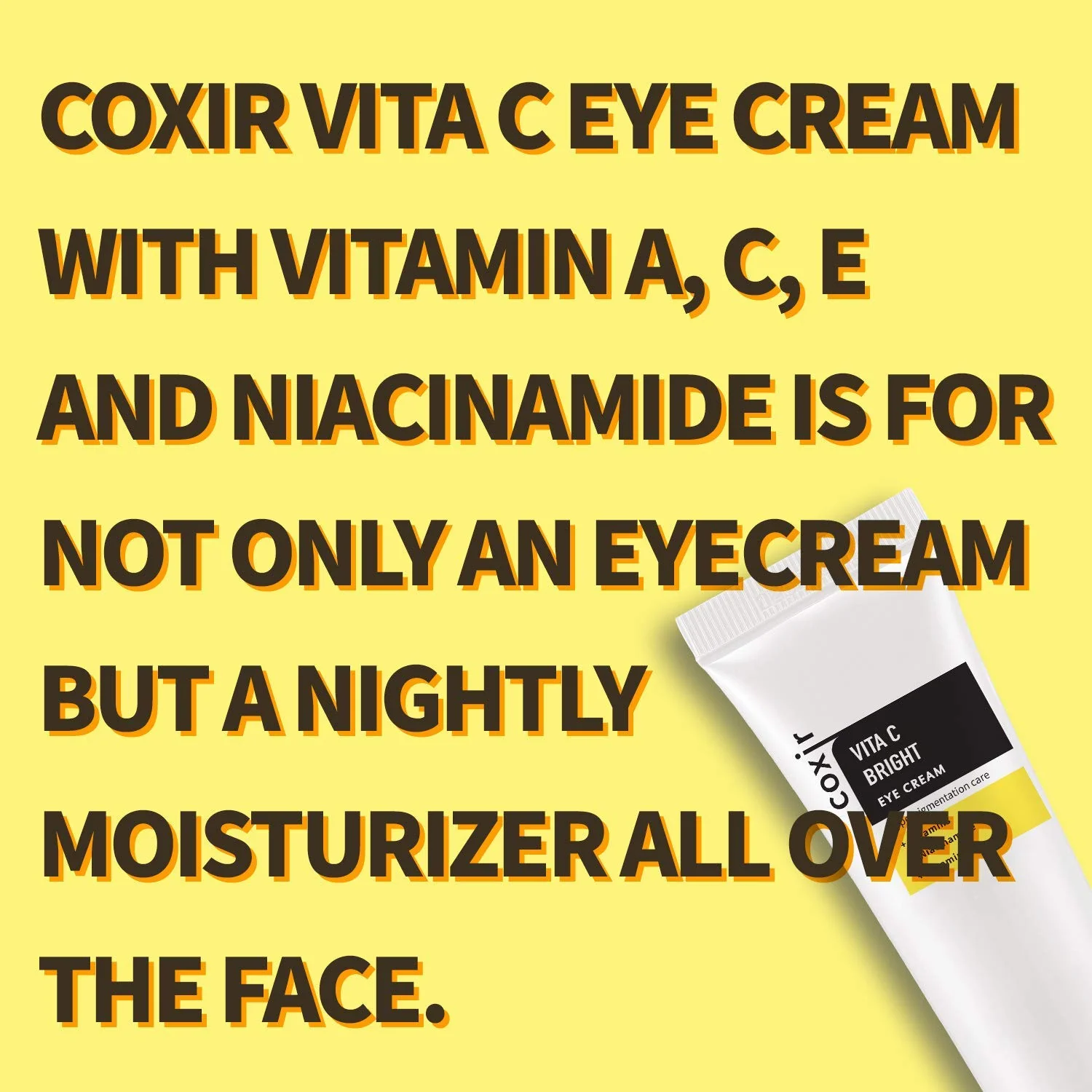 coxir VITA C EYE CREAM l Niacinamide eye cream for intensive eye care with vitamins/Cruelty-Free,No Paraben [30ml/1.01 fl.oz.] - Image 2