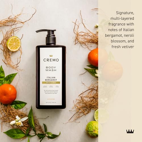 Cremo Rich-Lathering Italian Bergamot Body Wash for Men, 32 Fl Oz - Image 7