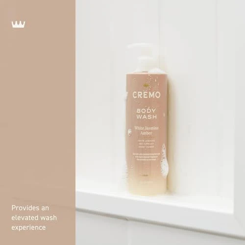 Cremo White Jasmine Amber Skin Moisturizing Body Wash for Women, Notes of White Jasmine, Red Currant, and Sweet Amber, 16 Fl Oz - Image 6