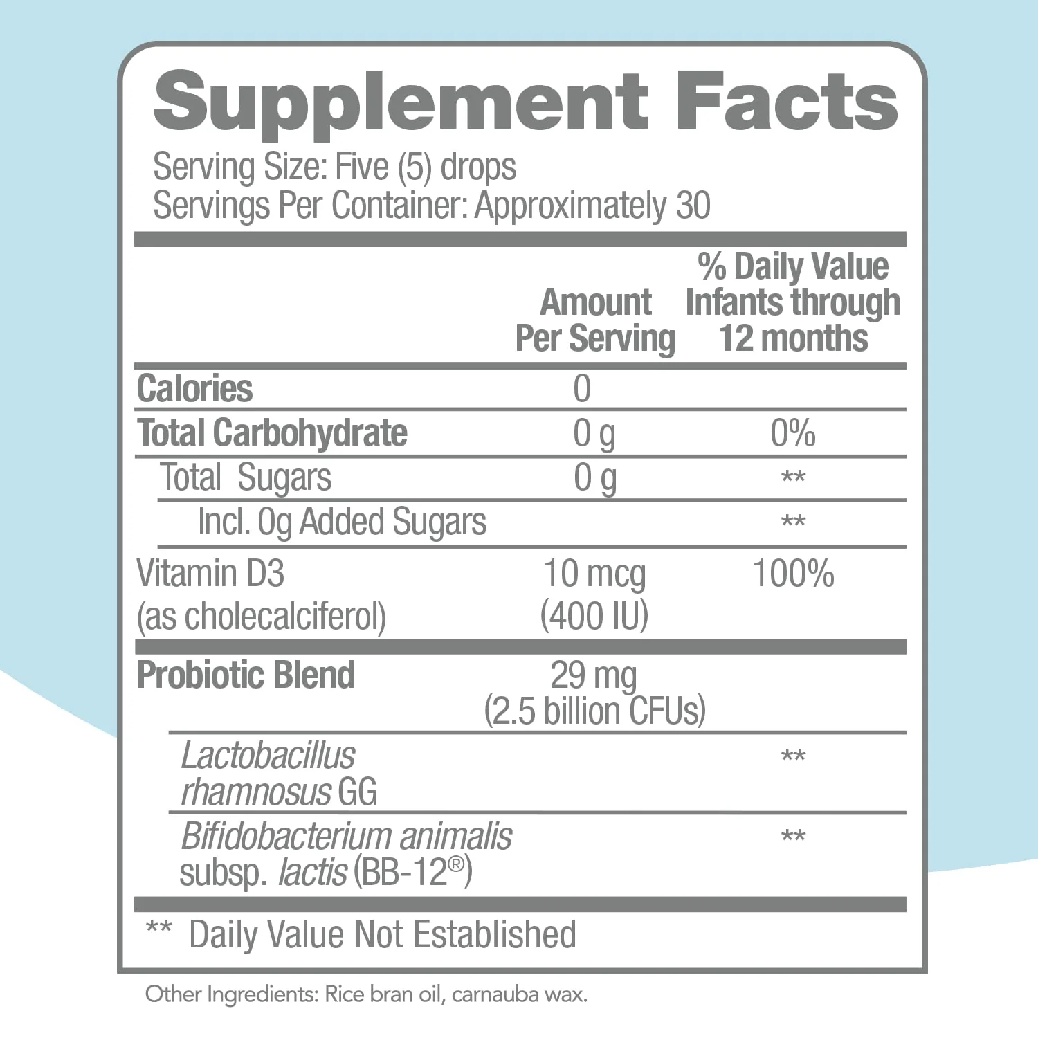 Culturelle Baby Probiotic Drops + Vitamin D, Immune & Digestive Health Support for Babies, Infants & Newborns 0-12 Months, 30 Day Supply, Gluten Free & Non-GMO, 9ml - Image 7