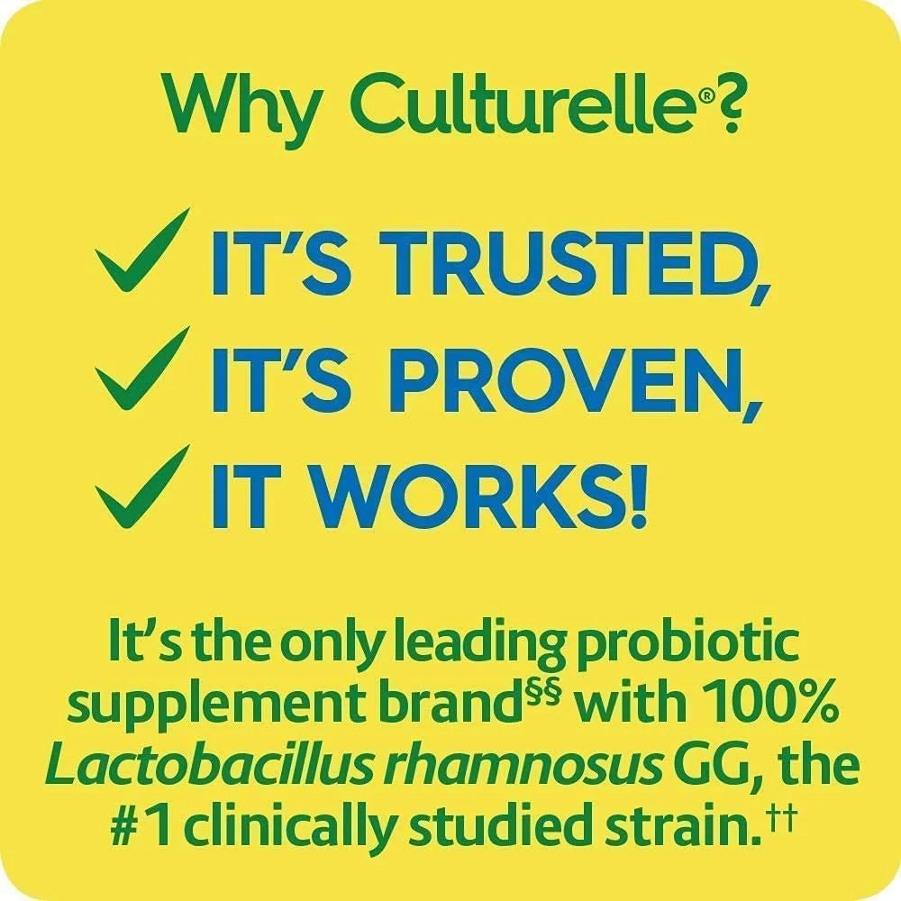 Culturelle Health & Wellness Daily Probiotic Supplement For Men & Women, Helps Support Your Immune System, Occasional Diarrhea, Gas & Bloating, 15 Billion CFUs, Non-GMO, 30 Count - Image 10