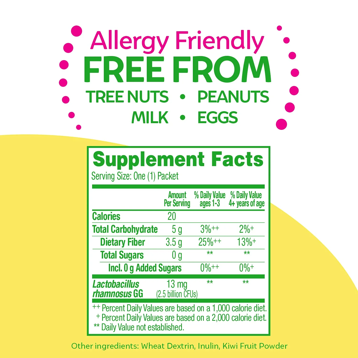 Culturelle Kids Probiotic + Fiber Packets (Ages 3+) - 24 Count - Digestive Health & Immune Support - Helps Restore Regularity (Packaging may vary) - Image 7