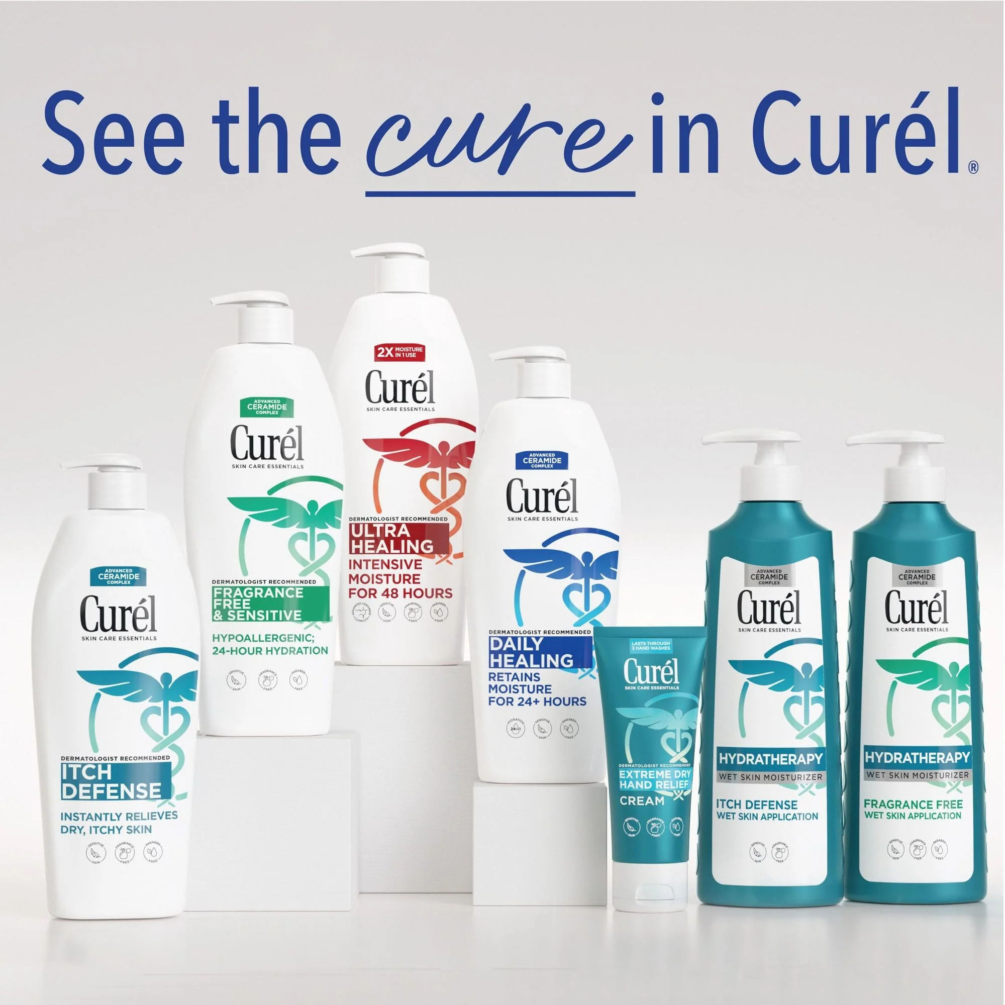 Curel Ultra Healing Intensive Fragrance-Free Lotion For Extra-Dry Skin, Dermatologist Recommended, Ideal for Sensitive Skin, Cruelty Free, Paraben Free, 20 Oz - Image 5