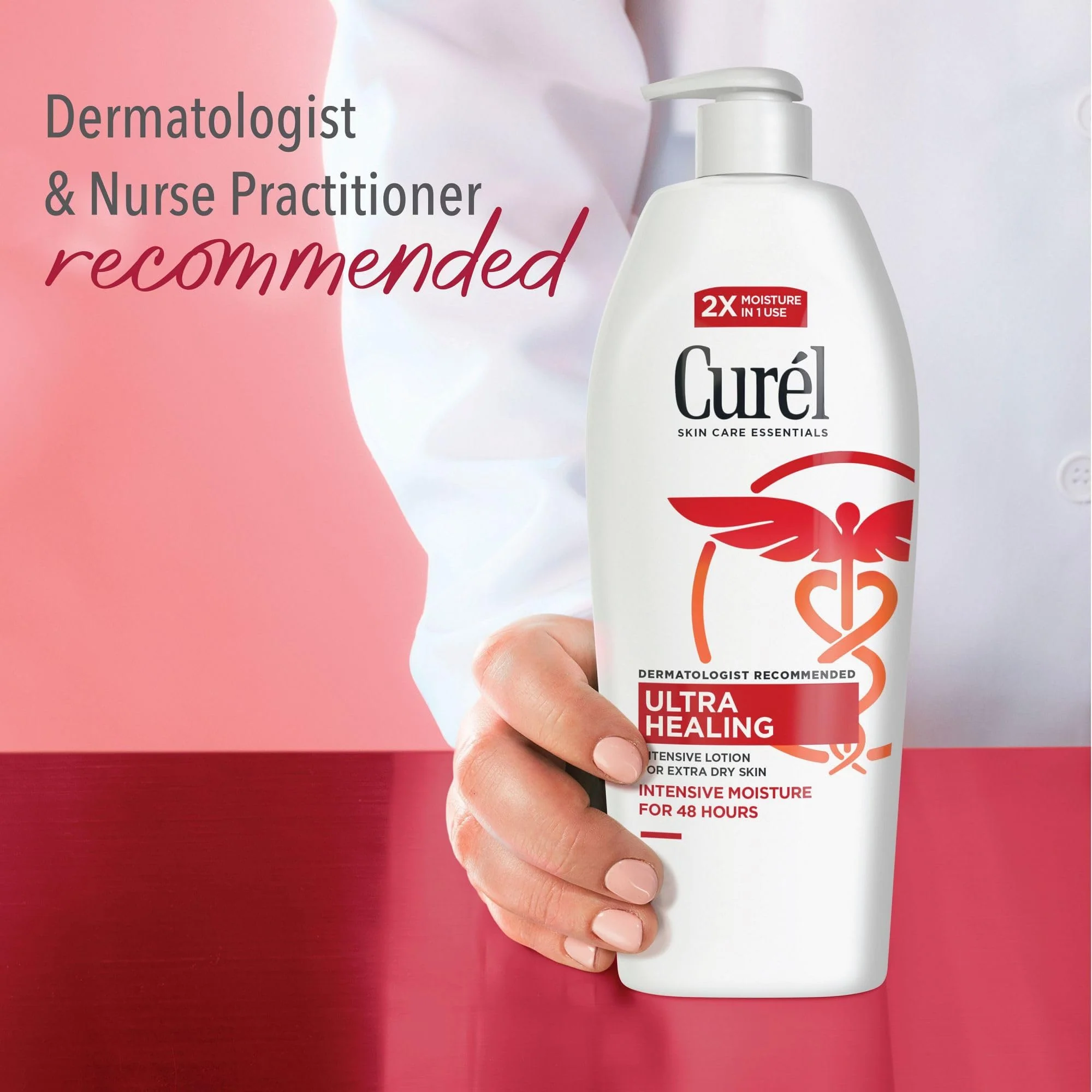 Curel Ultra Healing Intensive Fragrance-Free Lotion For Extra-Dry Skin, Dermatologist Recommended, Ideal for Sensitive Skin, Cruelty Free, Paraben Free, 20 Oz - Image 6