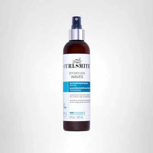 CURLSMITH - Effortless Waves Styling Spray, Lightweight and Moisturising, Reduce Frizz, Natural Look, For Wavy and Curly Hair, Vegan (8oz) - Image 2
