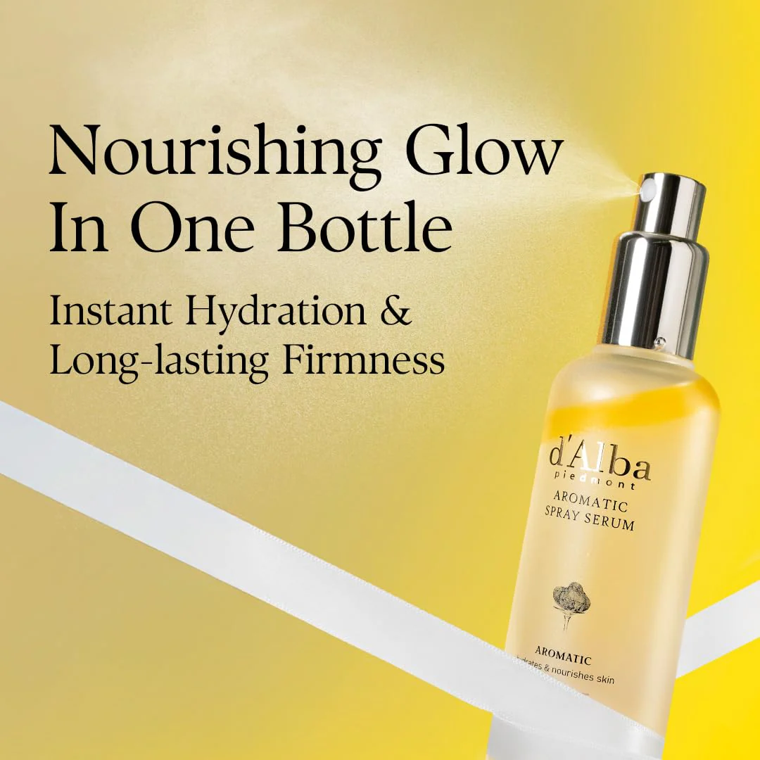 d'alba Piedmont Italian White Truffle First Aromatic Spray Serum, Fragrant VEGAN Glowy Antioxidant Face Mist, Deep Hydration Skin Firmness, Korean Skin Care (2.02 fl.oz) - Image 7