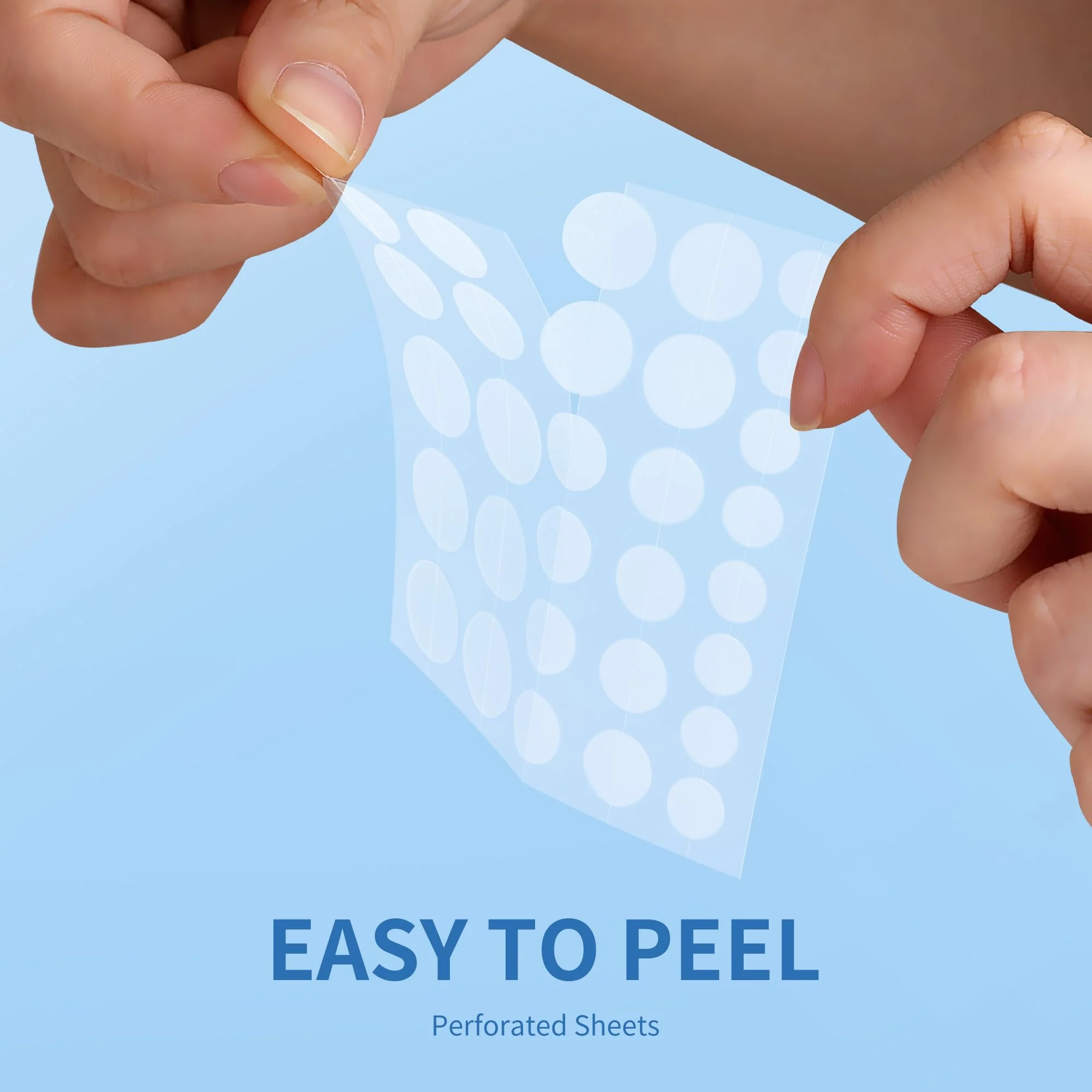Daolyo Pimple Patches for Face, 4 Size 300 Counts Acne Patches, Hydrocolloid Patches for Covering Zits and Blemishes, Spot Stickers with Salicylic Acid, Tea Tree Oil & Calendula Oil - Image 4