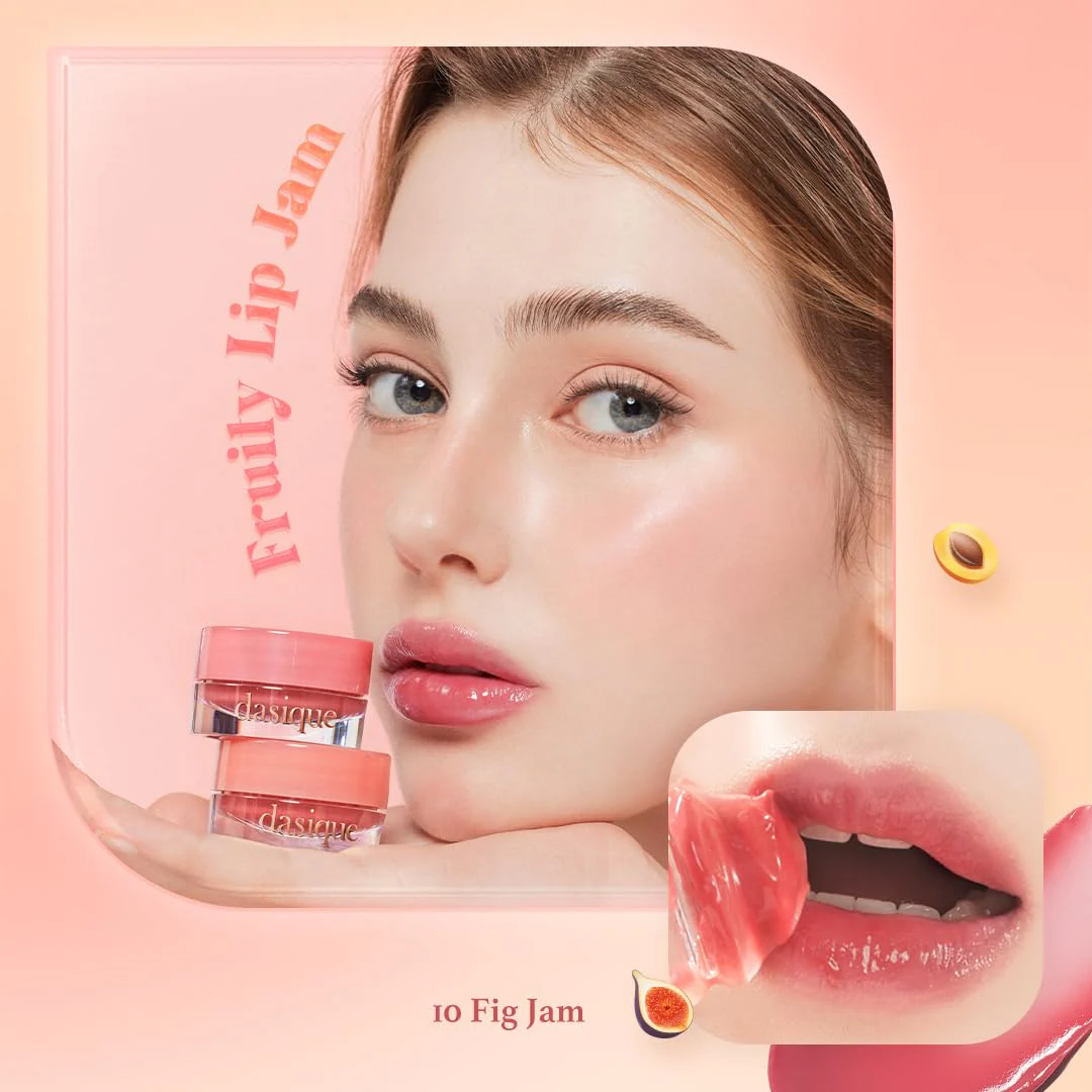 dasique Fruity Lip Jam (#01 Peach Jam) | High-shine finish | Moisturizing | Vegan, Cruelty Free | Lip Balm - Image 10