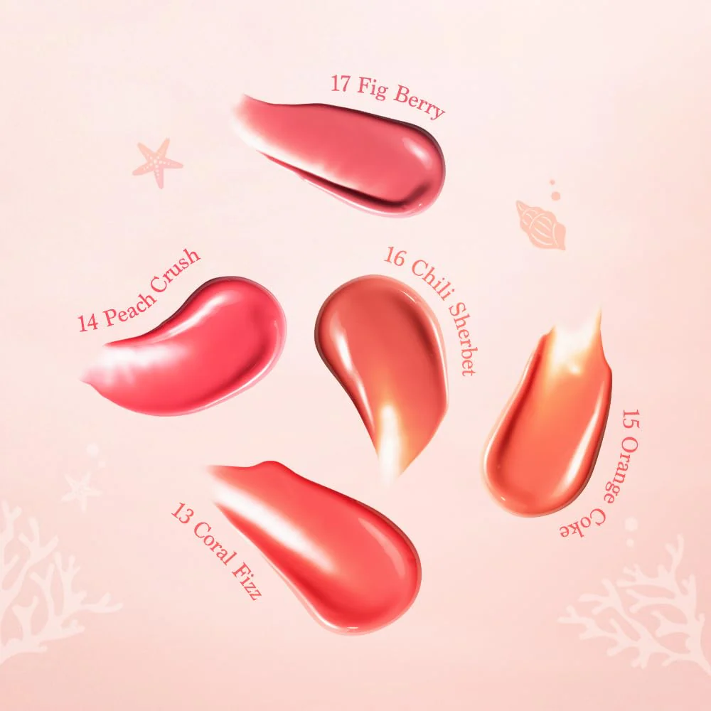 dasique Juicy Dewy Tint (14 Peach Crush) 0.12 oz | Light Application with moisture | Long-wearing Glossy Lip Stain, Non-sticky | Vegan, Cruelty-free | K-beauty - Image 4