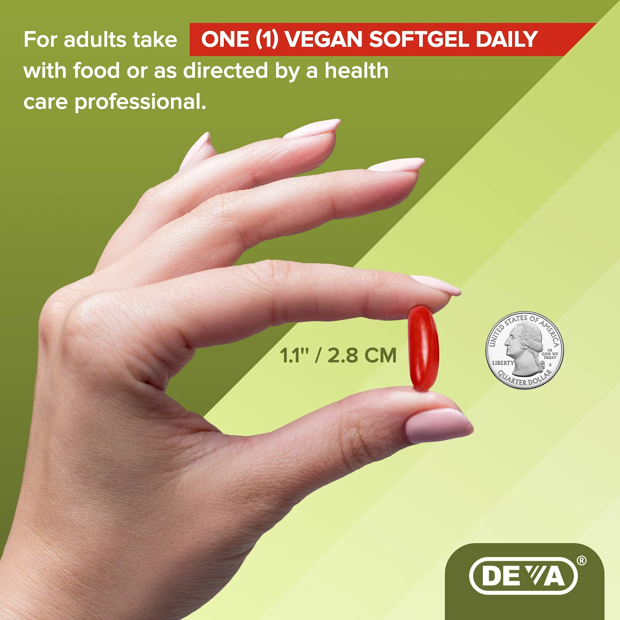 DEVA Vegan Omega-3 DHA-EPA 500MG – No Carrageenan, Non-Fish Oil Derived from Algae, Non-GMO, 60 Gelatin-Free Softgels - Image 4